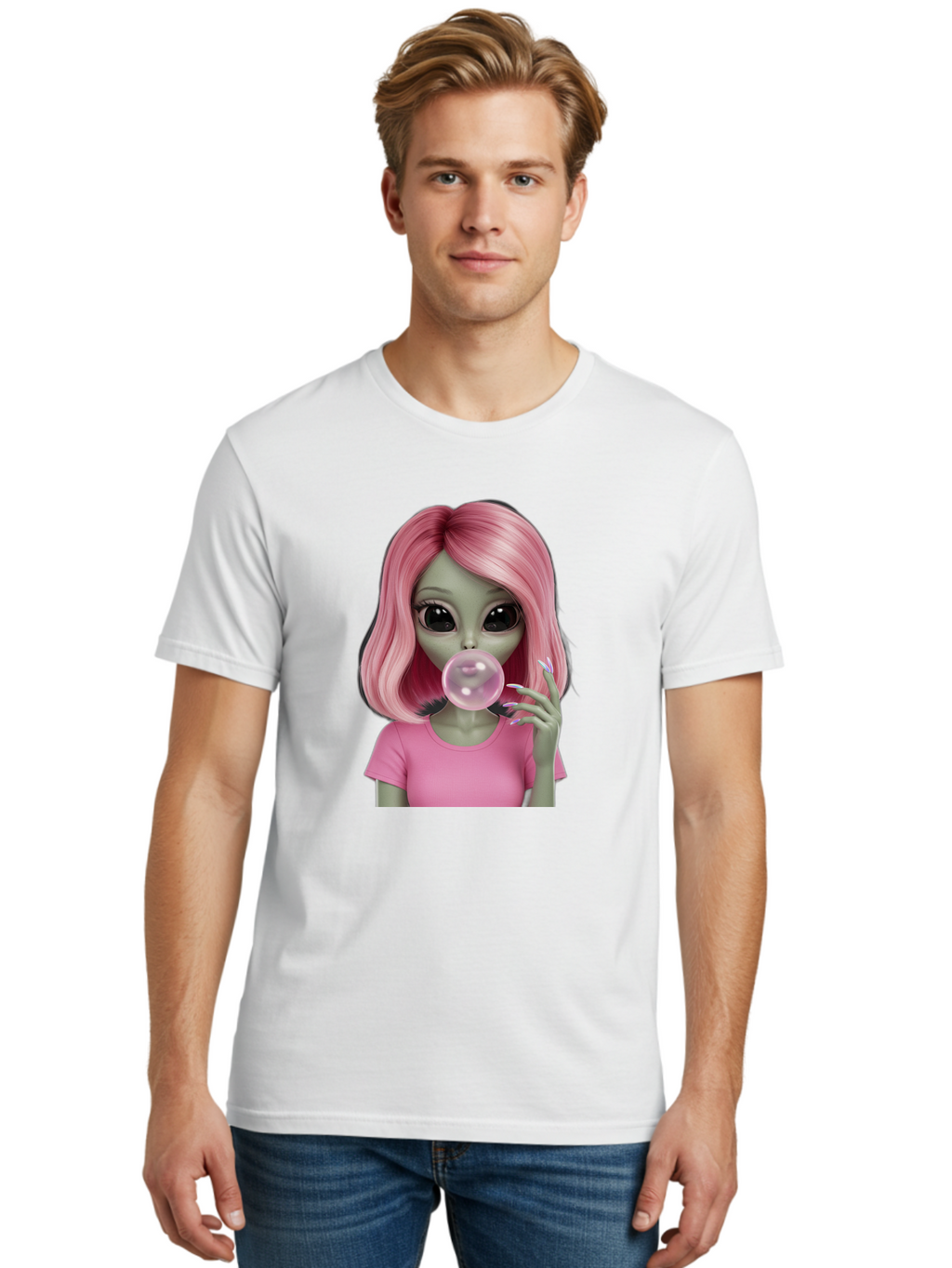 Zombie-Girl-Bubblegum Men'S Graphic Tee, 100% Cotton, Comfortable Casual Summer Wear, Machine Washable, Vintage Camera, Old Camera, Antique Camera, Black Camera, Classic Photography, Photography Equipment, Nostalgic Device, Film Camera, Bal647