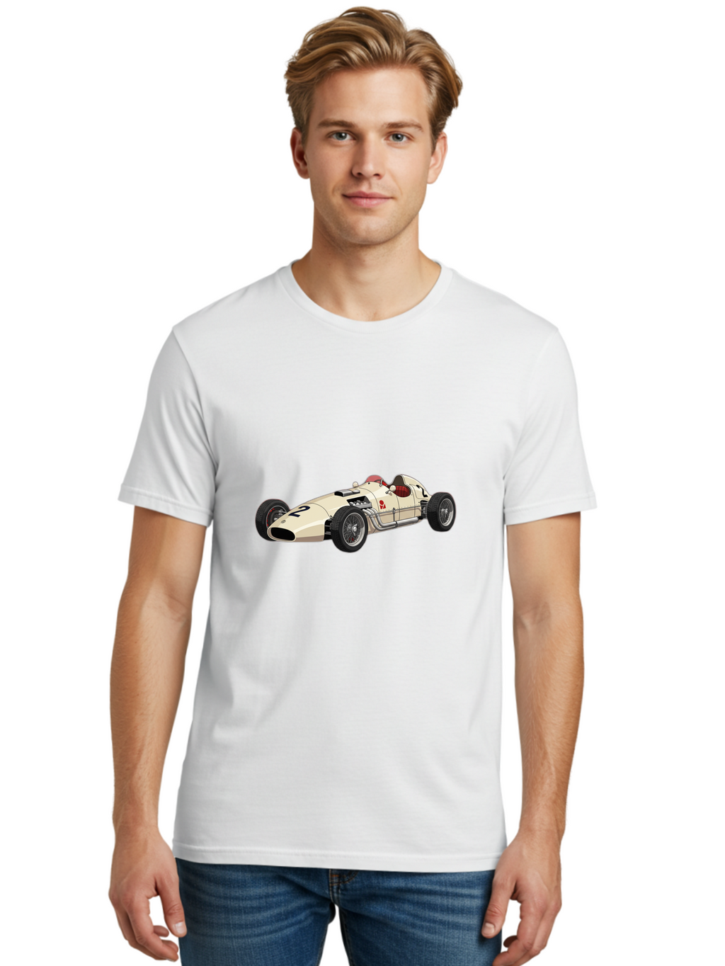 2-Racing-Car Men'S Graphic Tee, 100% Cotton, Comfortable Casual Summer Wear, Machine Washable, Vintage Camera, Old Camera, Antique Camera, Black Camera, Classic Photography, Photography Equipment, Nostalgic Device, Film Camera, Camera Art Bal649