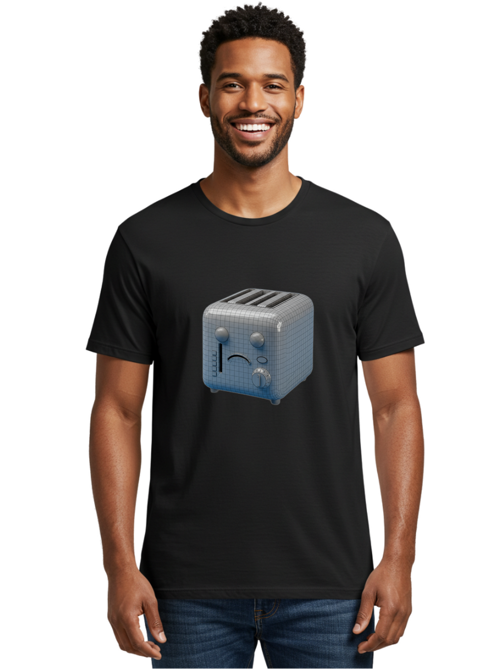 3D-Toaster Men'S Graphic Tee, 100% Cotton, Comfortable Casual Summer Wear, Machine Washable, Vintage Camera, Old Camera, Antique Camera, Black Camera, Classic Photography, Photography Equipment, Nostalgic Device, Film Camera, Camera Art Bal650