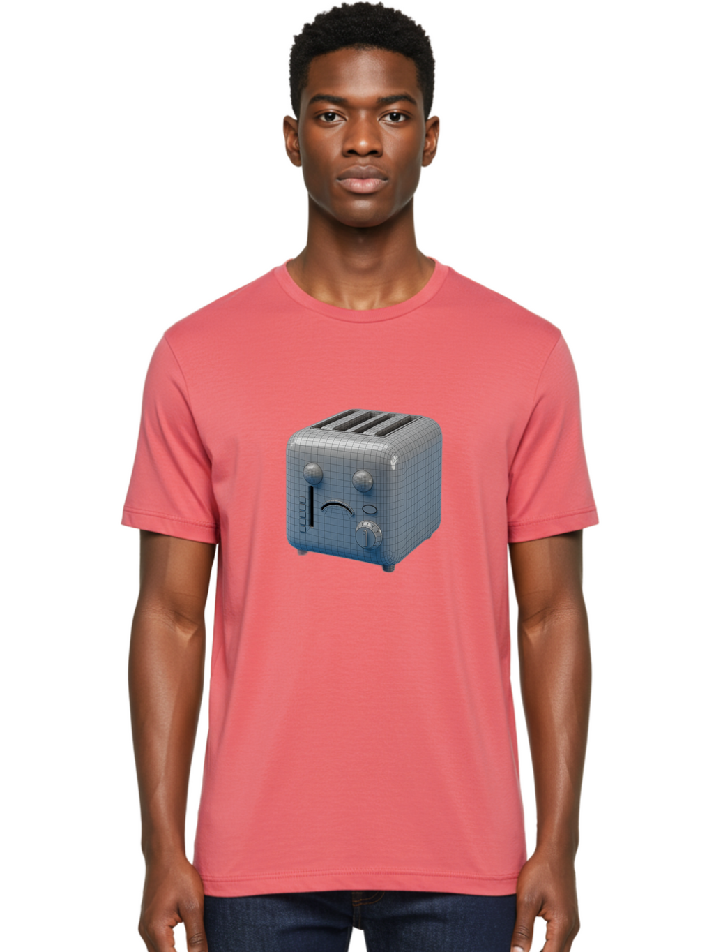 3D-Toaster Men'S Graphic Tee, 100% Cotton, Comfortable Casual Summer Wear, Machine Washable, Vintage Camera, Old Camera, Antique Camera, Black Camera, Classic Photography, Photography Equipment, Nostalgic Device, Film Camera, Camera Art Bal650
