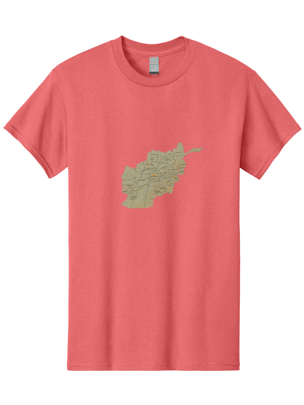 Afghanistan-Map-1 Men'S Graphic Tee, 100% Cotton, Comfortable Casual Summer Wear, Machine Washable, Vintage Camera, Old Camera, Antique Camera, Black Camera, Classic Photography, Photography Equipment, Nostalgic Device, Film Camera, Camera Art Bal656