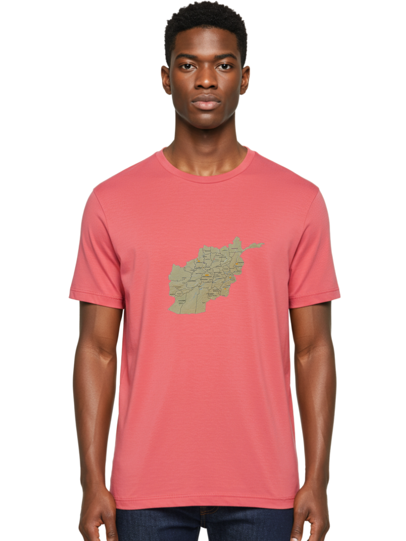 Afghanistan-Map-1 Men'S Graphic Tee, 100% Cotton, Comfortable Casual Summer Wear, Machine Washable, Vintage Camera, Old Camera, Antique Camera, Black Camera, Classic Photography, Photography Equipment, Nostalgic Device, Film Camera, Camera Art Bal656