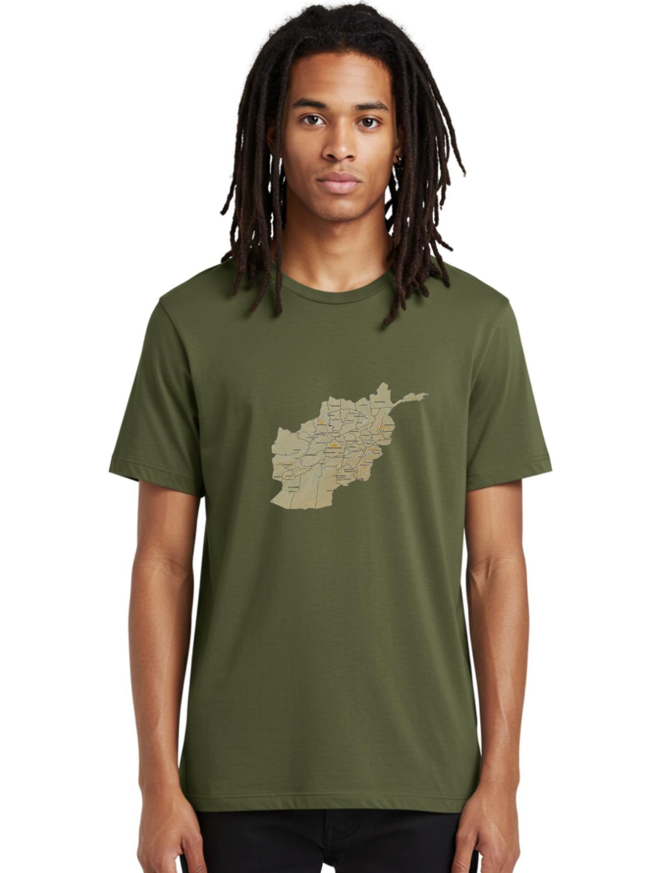 Afghanistan-Map-1 Men'S Graphic Tee, 100% Cotton, Comfortable Casual Summer Wear, Machine Washable, Vintage Camera, Old Camera, Antique Camera, Black Camera, Classic Photography, Photography Equipment, Nostalgic Device, Film Camera, Camera Art Bal656
