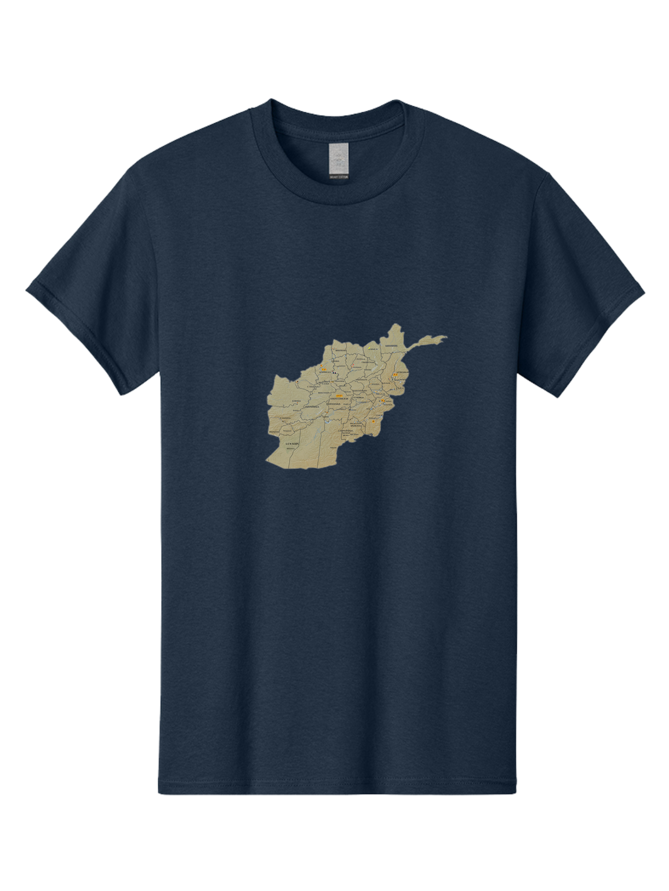 Afghanistan-Map-1 Men'S Graphic Tee, 100% Cotton, Comfortable Casual Summer Wear, Machine Washable, Vintage Camera, Old Camera, Antique Camera, Black Camera, Classic Photography, Photography Equipment, Nostalgic Device, Film Camera, Camera Art Bal656