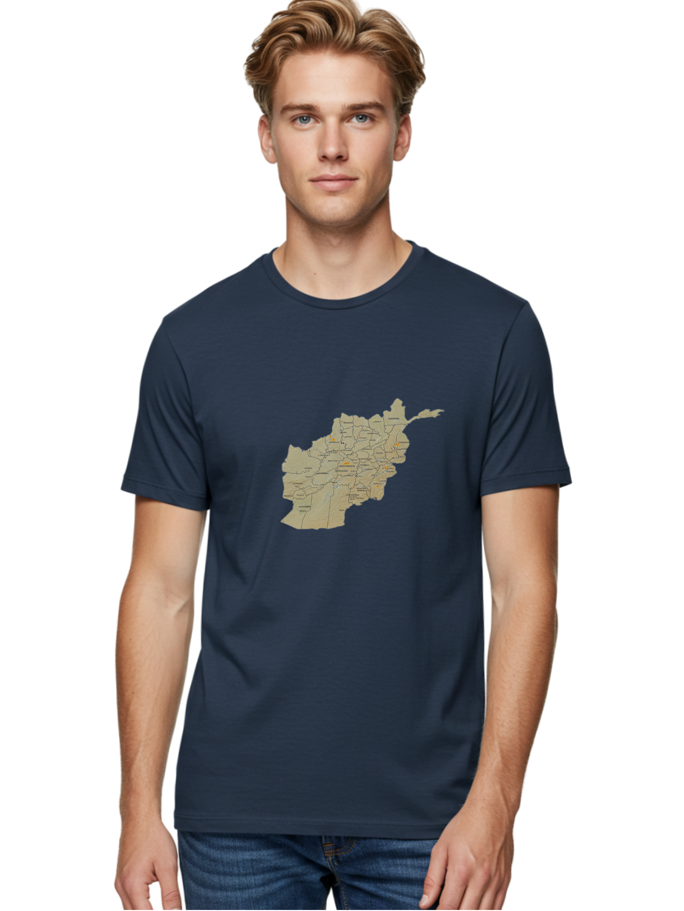 Afghanistan-Map-1 Men'S Graphic Tee, 100% Cotton, Comfortable Casual Summer Wear, Machine Washable, Vintage Camera, Old Camera, Antique Camera, Black Camera, Classic Photography, Photography Equipment, Nostalgic Device, Film Camera, Camera Art Bal656