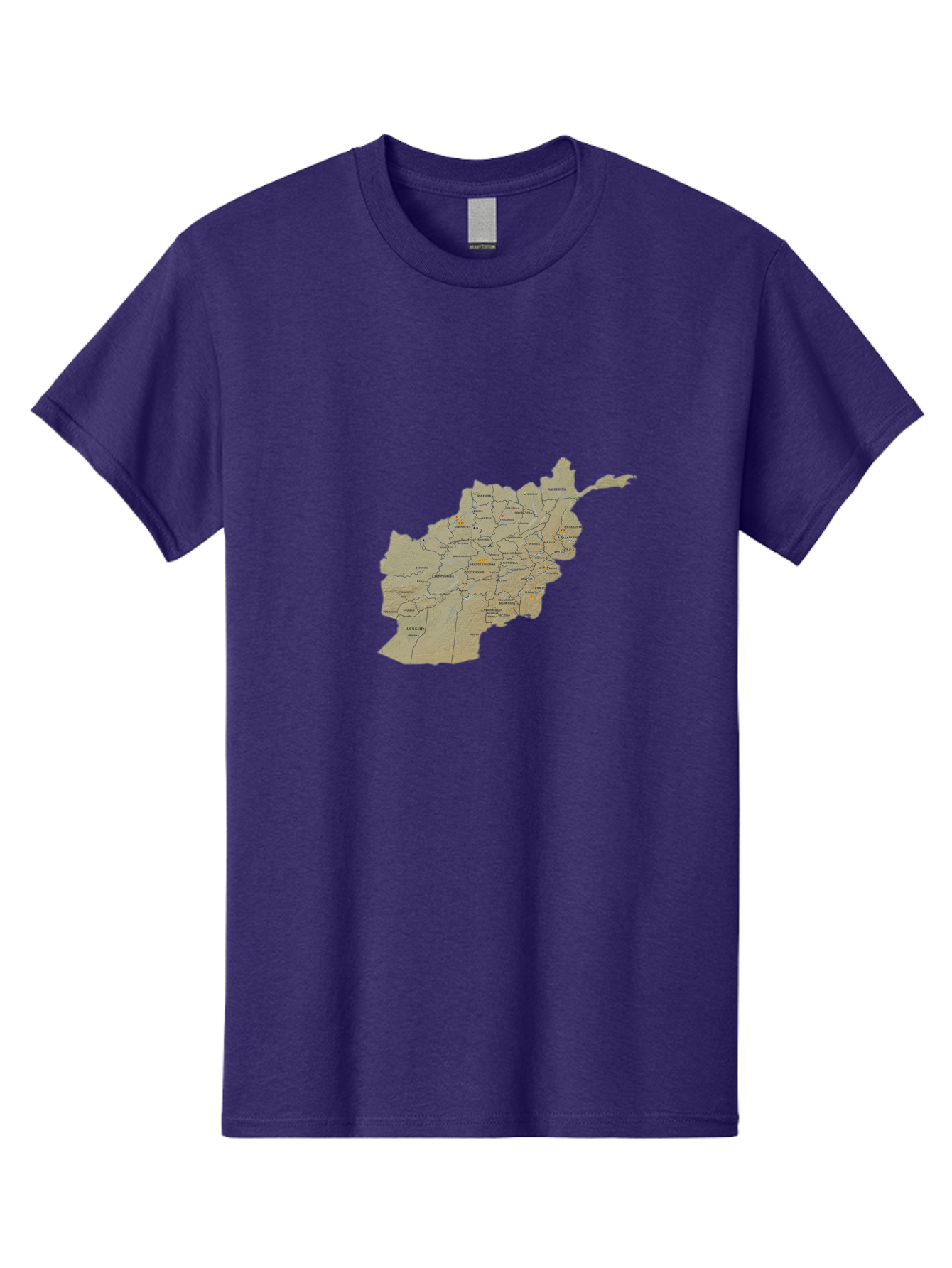 Afghanistan-Map-1 Men'S Graphic Tee, 100% Cotton, Comfortable Casual Summer Wear, Machine Washable, Vintage Camera, Old Camera, Antique Camera, Black Camera, Classic Photography, Photography Equipment, Nostalgic Device, Film Camera, Camera Art Bal656