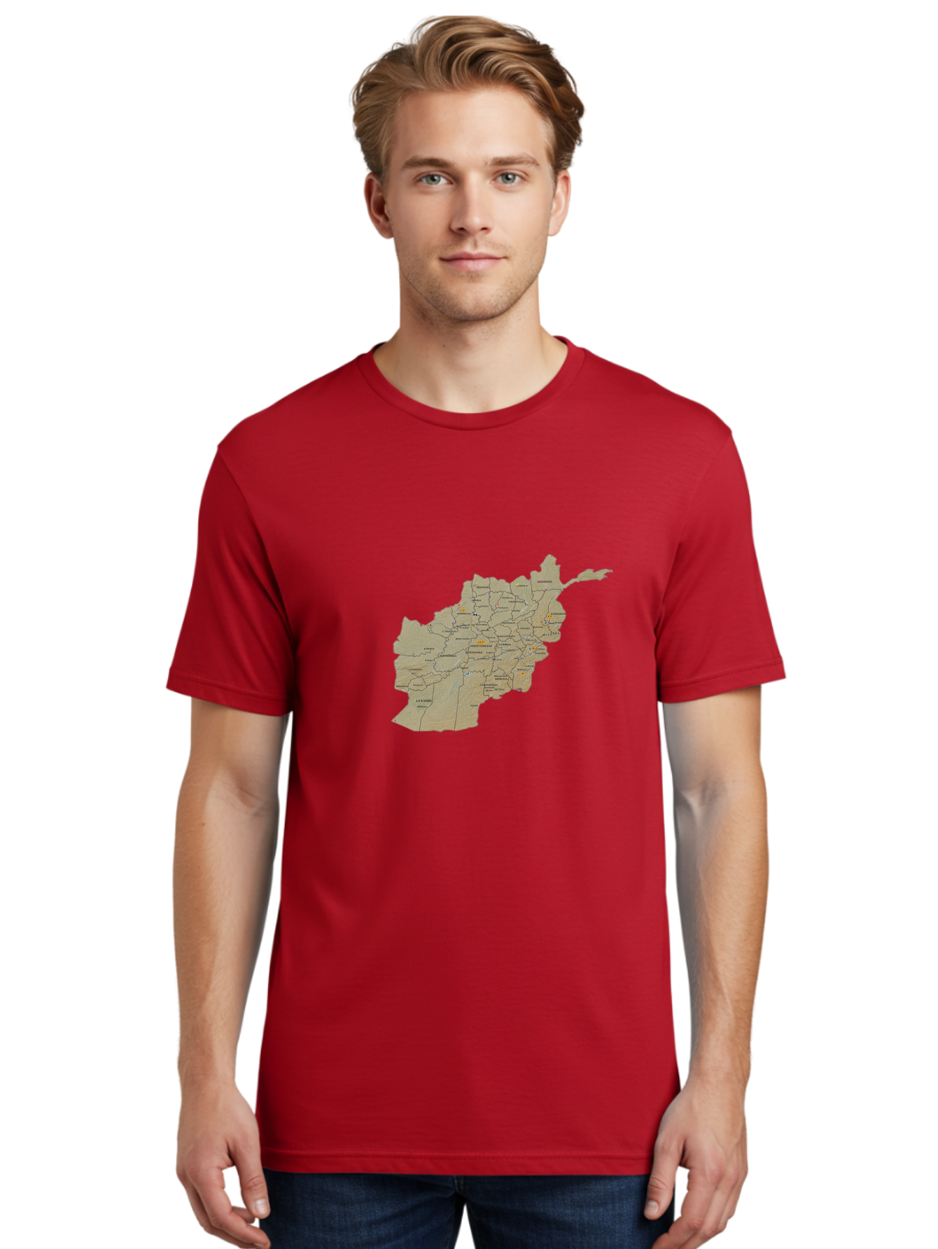 Afghanistan-Map-1 Men'S Graphic Tee, 100% Cotton, Comfortable Casual Summer Wear, Machine Washable, Vintage Camera, Old Camera, Antique Camera, Black Camera, Classic Photography, Photography Equipment, Nostalgic Device, Film Camera, Camera Art Bal656