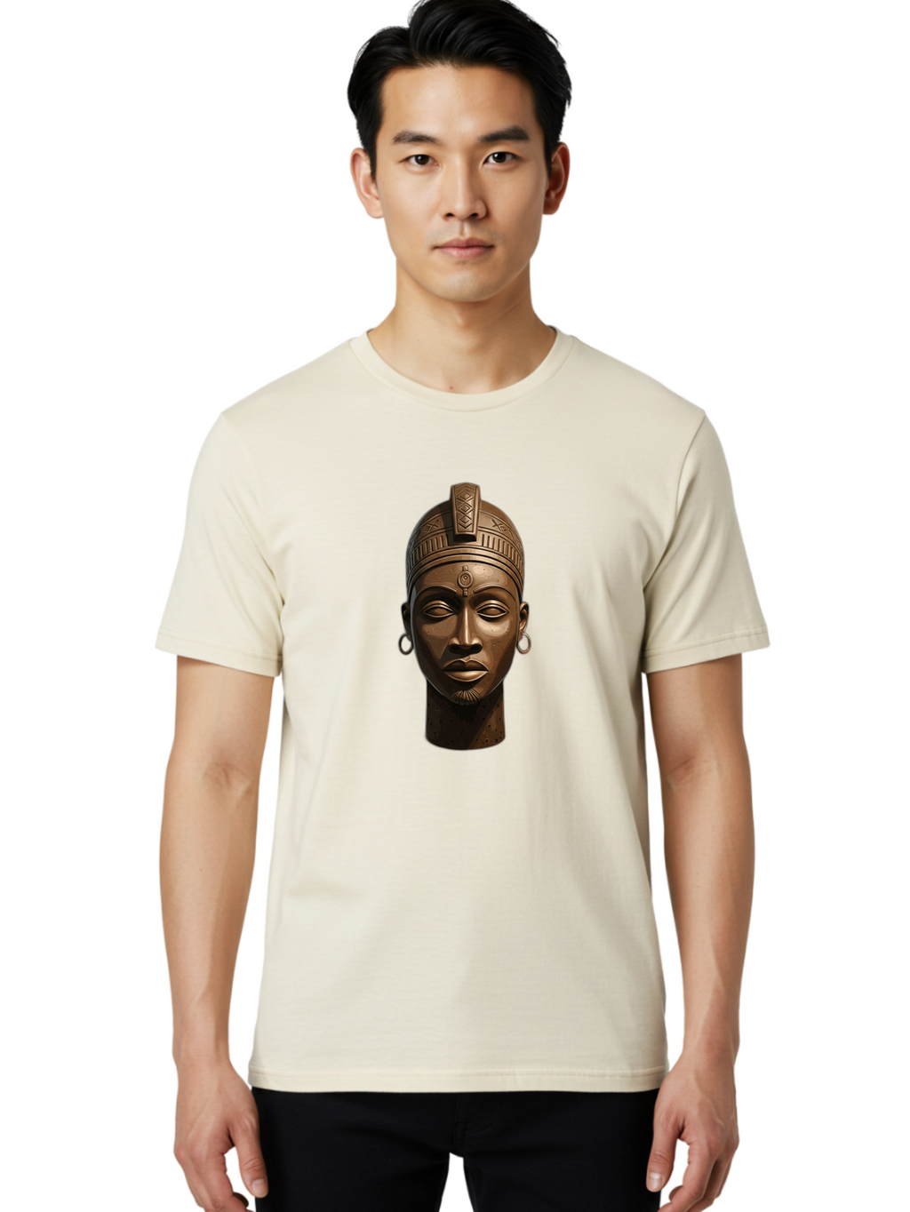 African-Bust Men'S Graphic Tee, 100% Cotton, Comfortable Casual Summer Wear, Machine Washable, Vintage Camera, Old Camera, Antique Camera, Black Camera, Classic Photography, Photography Equipment, Nostalgic Device, Film Camera, Camera Art Bal658