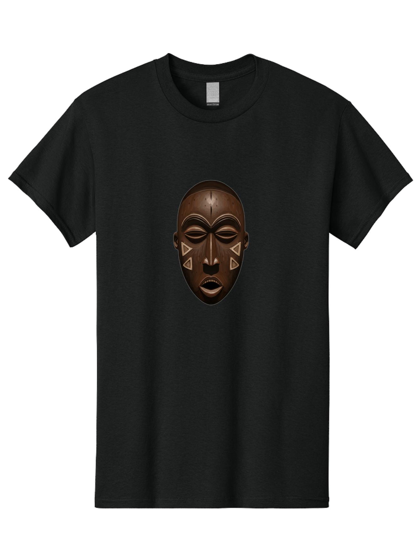 African-Mask-1 Men'S Graphic Tee, 100% Cotton, Comfortable Casual Summer Wear, Machine Washable, Vintage Camera, Old Camera, Antique Camera, Black Camera, Classic Photography, Photography Equipment, Nostalgic Device, Film Camera, Camera Art Bal659