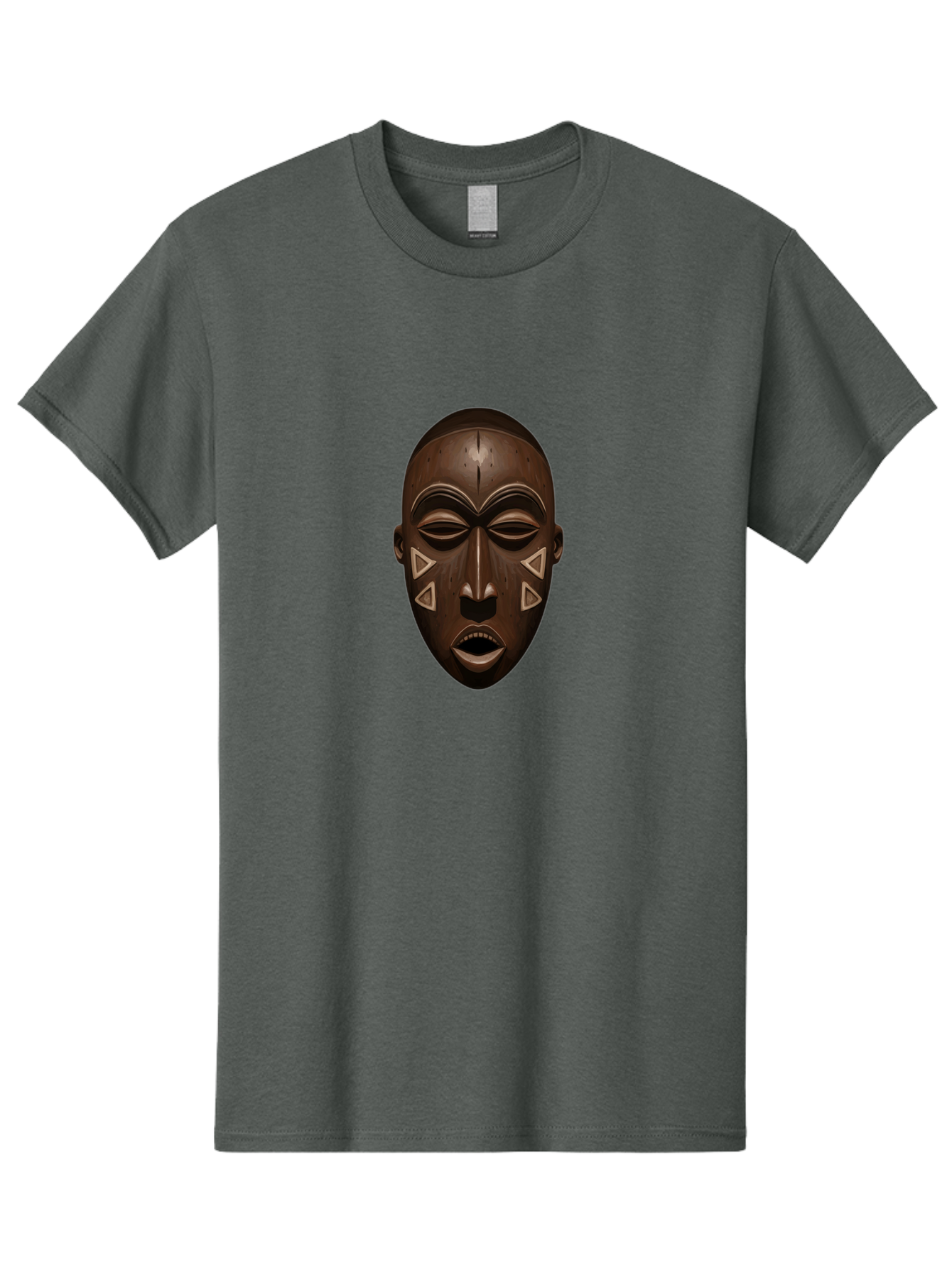 African-Mask-1 Men'S Graphic Tee, 100% Cotton, Comfortable Casual Summer Wear, Machine Washable, Vintage Camera, Old Camera, Antique Camera, Black Camera, Classic Photography, Photography Equipment, Nostalgic Device, Film Camera, Camera Art Bal659