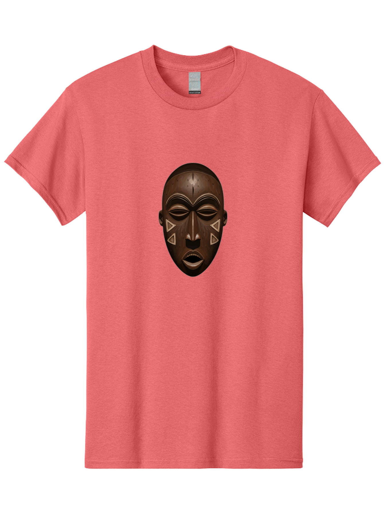 African-Mask-1 Men'S Graphic Tee, 100% Cotton, Comfortable Casual Summer Wear, Machine Washable, Vintage Camera, Old Camera, Antique Camera, Black Camera, Classic Photography, Photography Equipment, Nostalgic Device, Film Camera, Camera Art Bal659