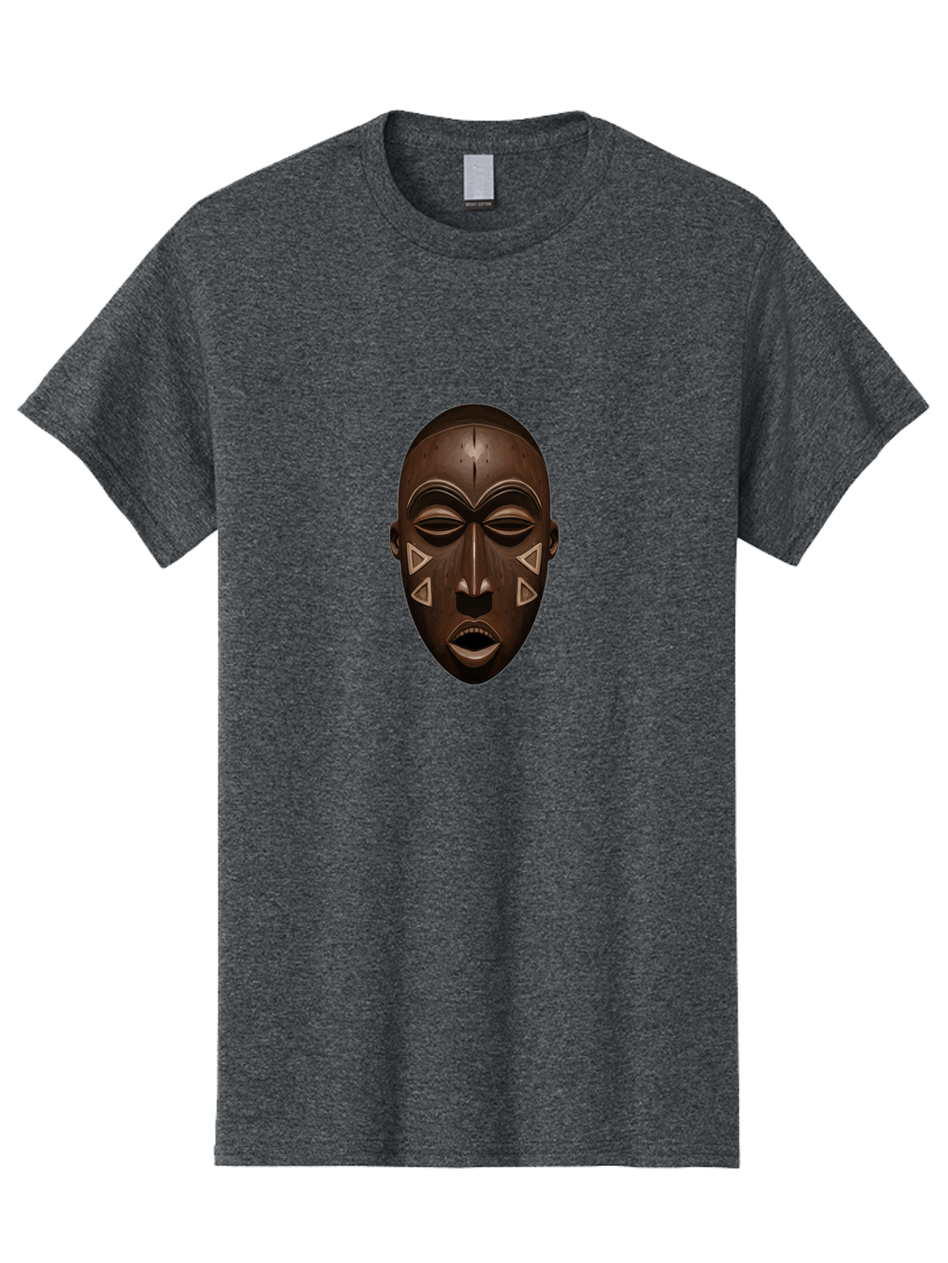 African-Mask-1 Men'S Graphic Tee, 100% Cotton, Comfortable Casual Summer Wear, Machine Washable, Vintage Camera, Old Camera, Antique Camera, Black Camera, Classic Photography, Photography Equipment, Nostalgic Device, Film Camera, Camera Art Bal659