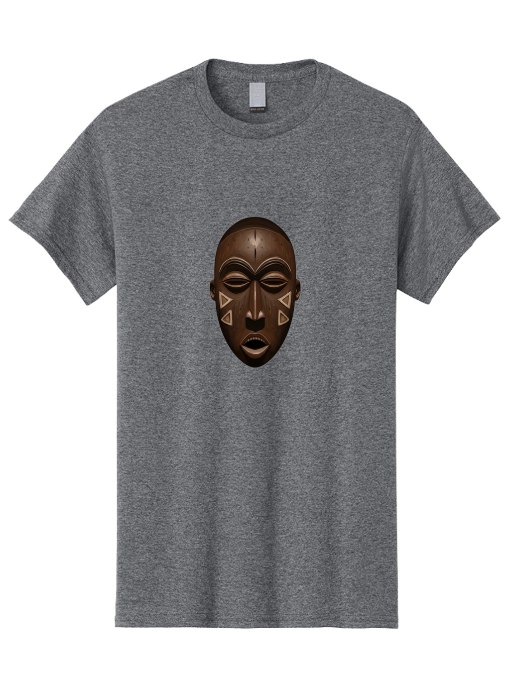 African-Mask-1 Men'S Graphic Tee, 100% Cotton, Comfortable Casual Summer Wear, Machine Washable, Vintage Camera, Old Camera, Antique Camera, Black Camera, Classic Photography, Photography Equipment, Nostalgic Device, Film Camera, Camera Art Bal659