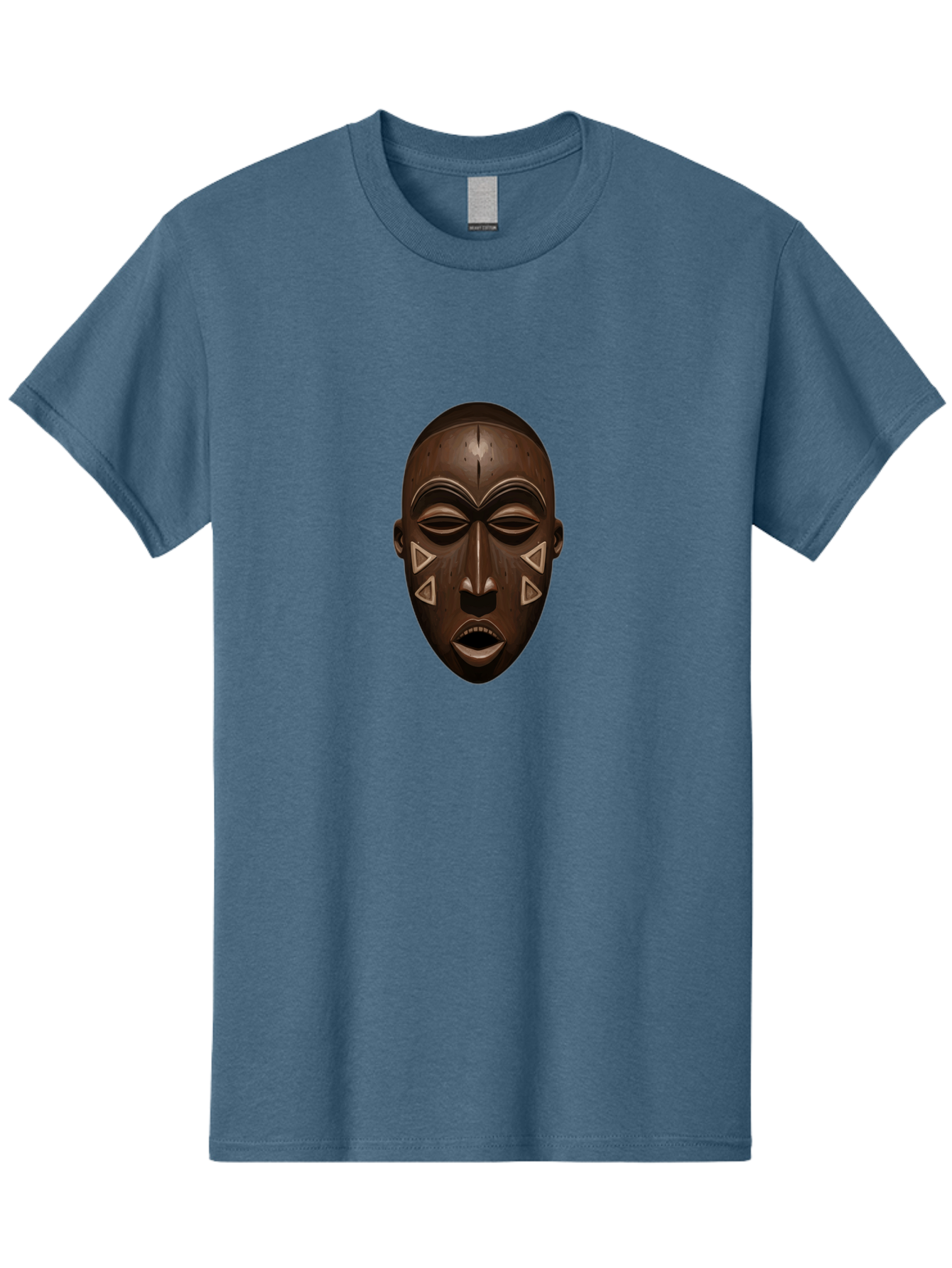 African-Mask-1 Men'S Graphic Tee, 100% Cotton, Comfortable Casual Summer Wear, Machine Washable, Vintage Camera, Old Camera, Antique Camera, Black Camera, Classic Photography, Photography Equipment, Nostalgic Device, Film Camera, Camera Art Bal659