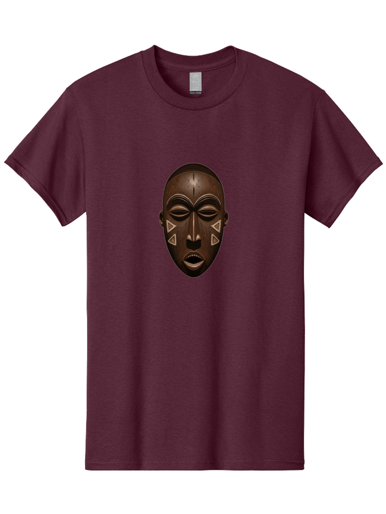 African-Mask-1 Men'S Graphic Tee, 100% Cotton, Comfortable Casual Summer Wear, Machine Washable, Vintage Camera, Old Camera, Antique Camera, Black Camera, Classic Photography, Photography Equipment, Nostalgic Device, Film Camera, Camera Art Bal659