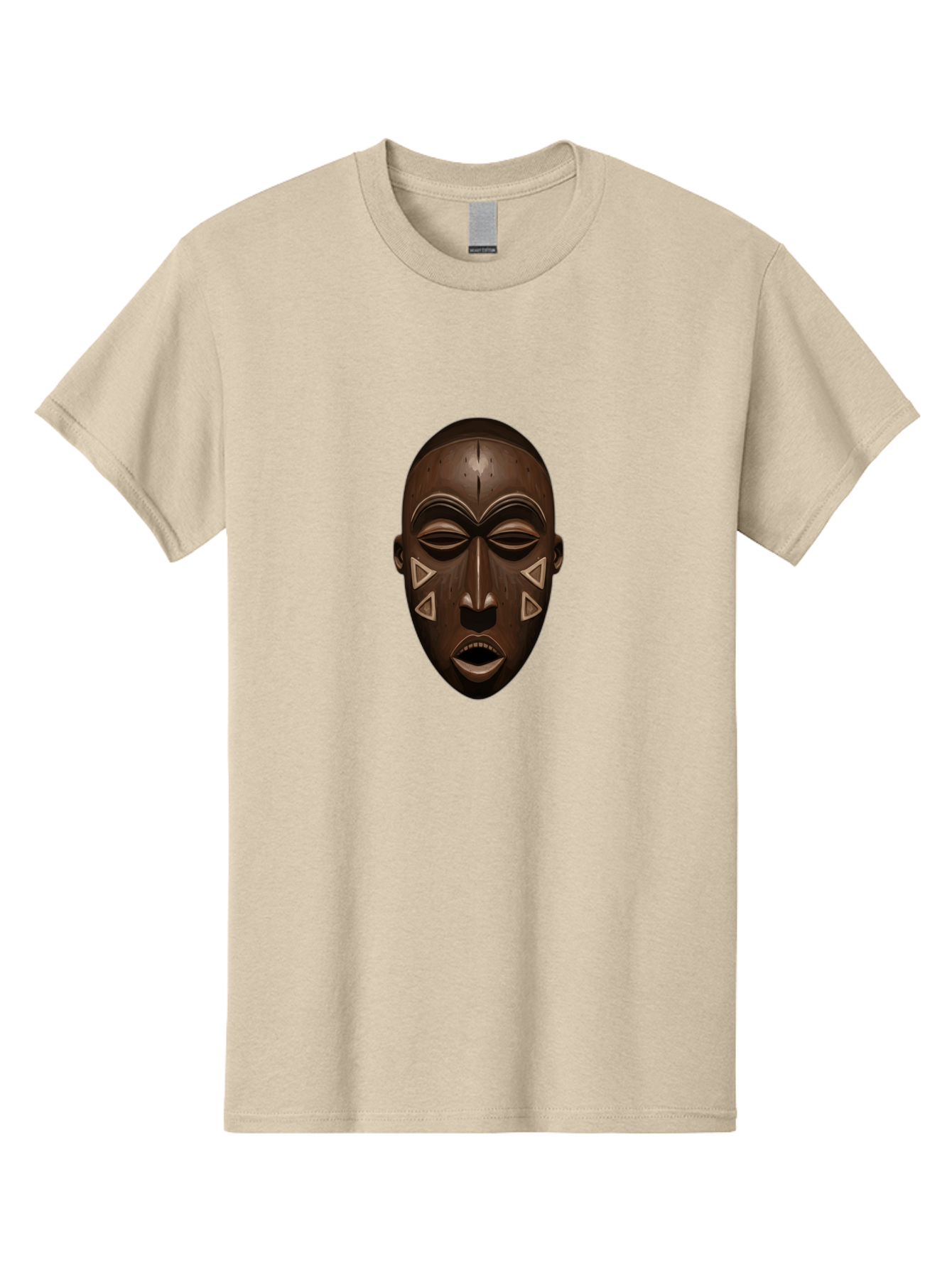 African-Mask-1 Men'S Graphic Tee, 100% Cotton, Comfortable Casual Summer Wear, Machine Washable, Vintage Camera, Old Camera, Antique Camera, Black Camera, Classic Photography, Photography Equipment, Nostalgic Device, Film Camera, Camera Art Bal659