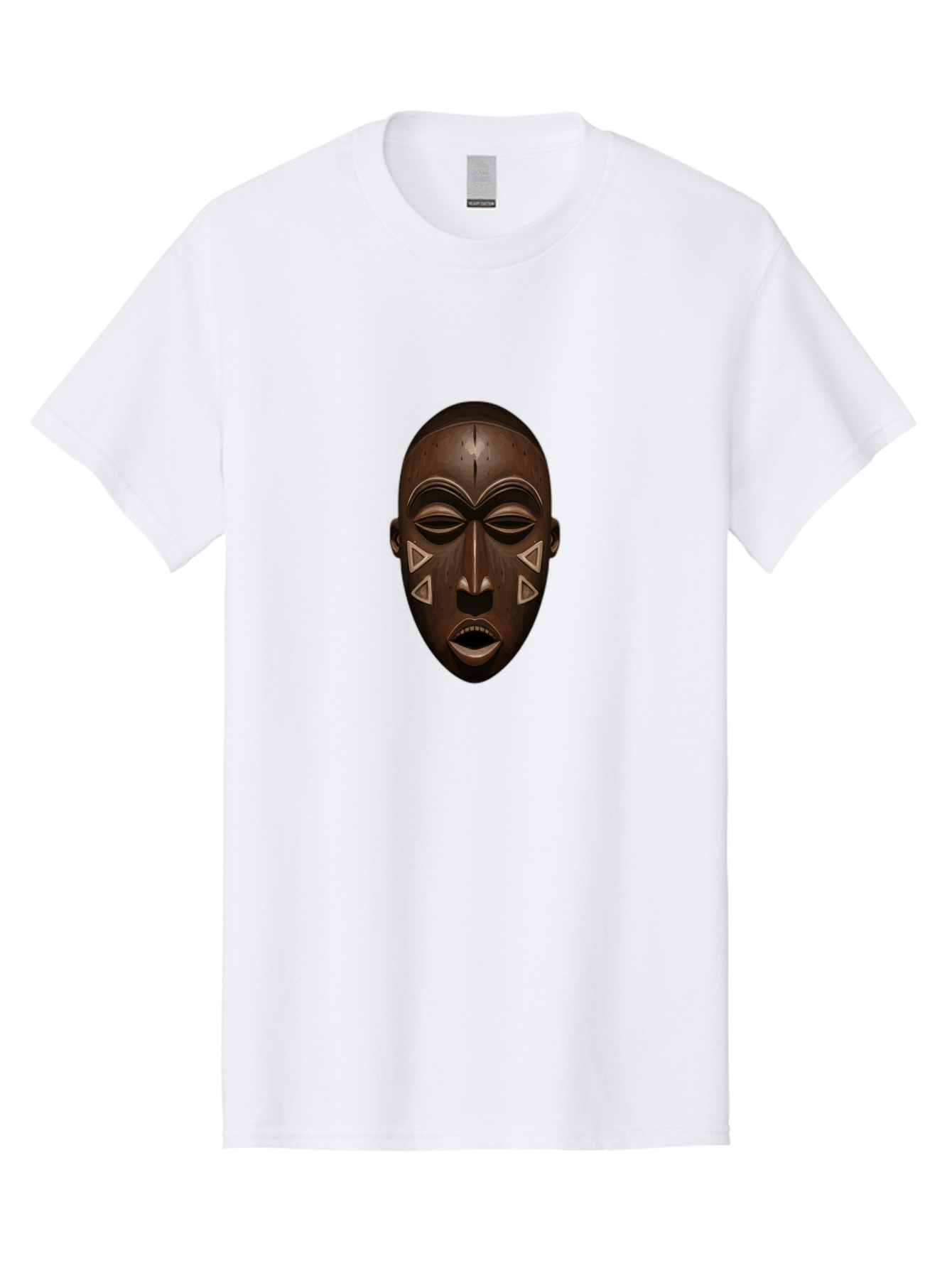 African-Mask-1 Men'S Graphic Tee, 100% Cotton, Comfortable Casual Summer Wear, Machine Washable, Vintage Camera, Old Camera, Antique Camera, Black Camera, Classic Photography, Photography Equipment, Nostalgic Device, Film Camera, Camera Art Bal659
