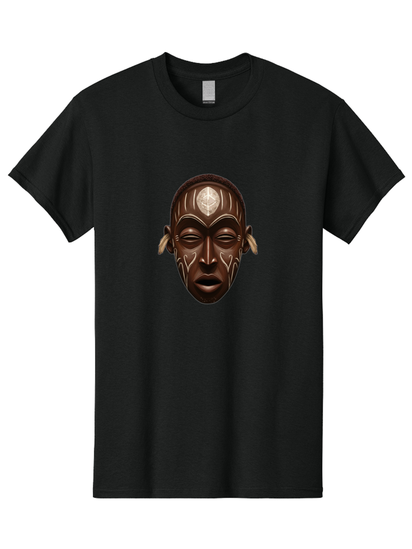 African-Mask-2 Men'S Graphic Tee, 100% Cotton, Comfortable Casual Summer Wear, Machine Washable, Vintage Camera, Old Camera, Antique Camera, Black Camera, Classic Photography, Photography Equipment, Nostalgic Device, Film Camera, Camera Art Bal660