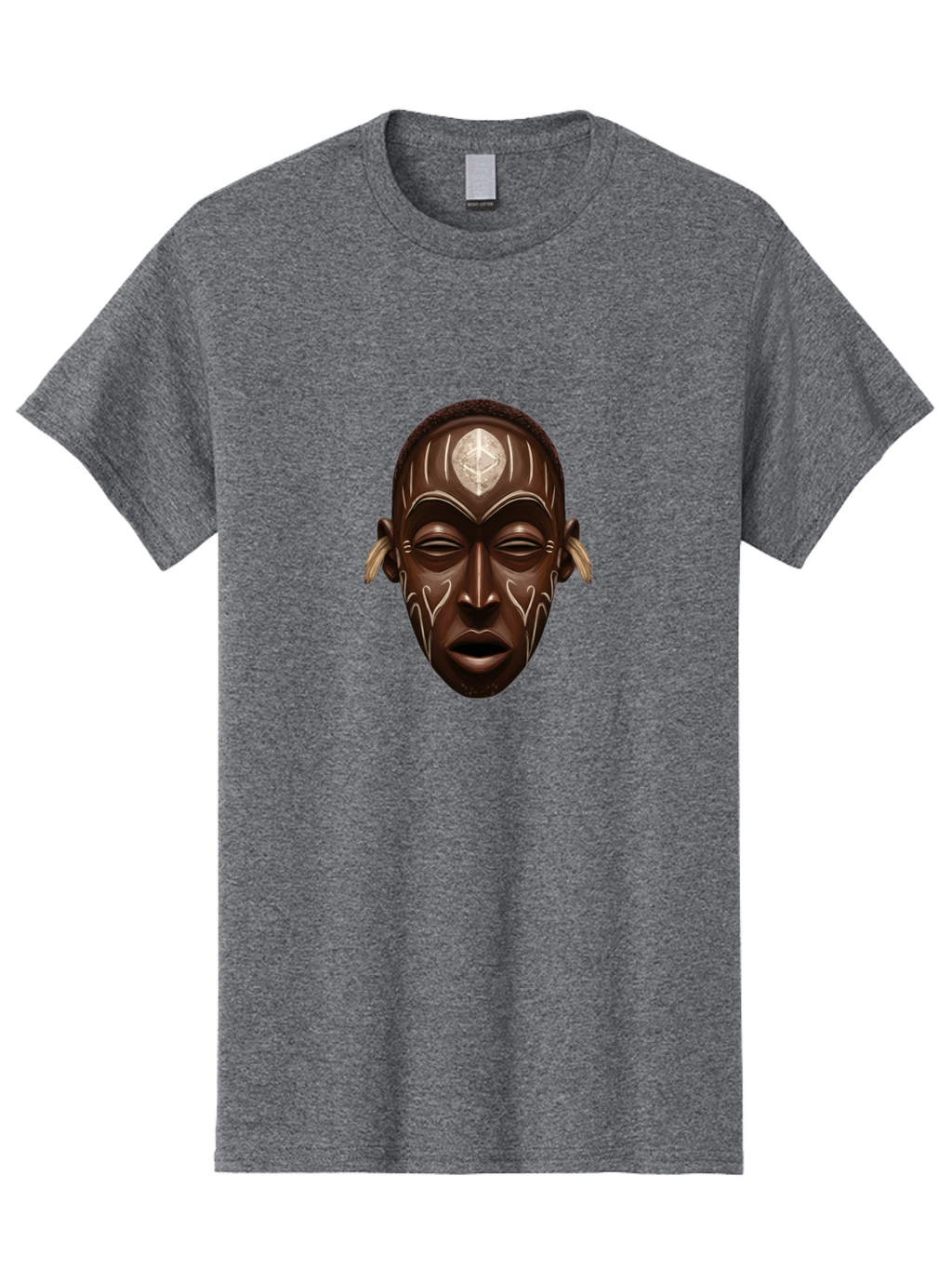 African-Mask-2 Men'S Graphic Tee, 100% Cotton, Comfortable Casual Summer Wear, Machine Washable, Vintage Camera, Old Camera, Antique Camera, Black Camera, Classic Photography, Photography Equipment, Nostalgic Device, Film Camera, Camera Art Bal660