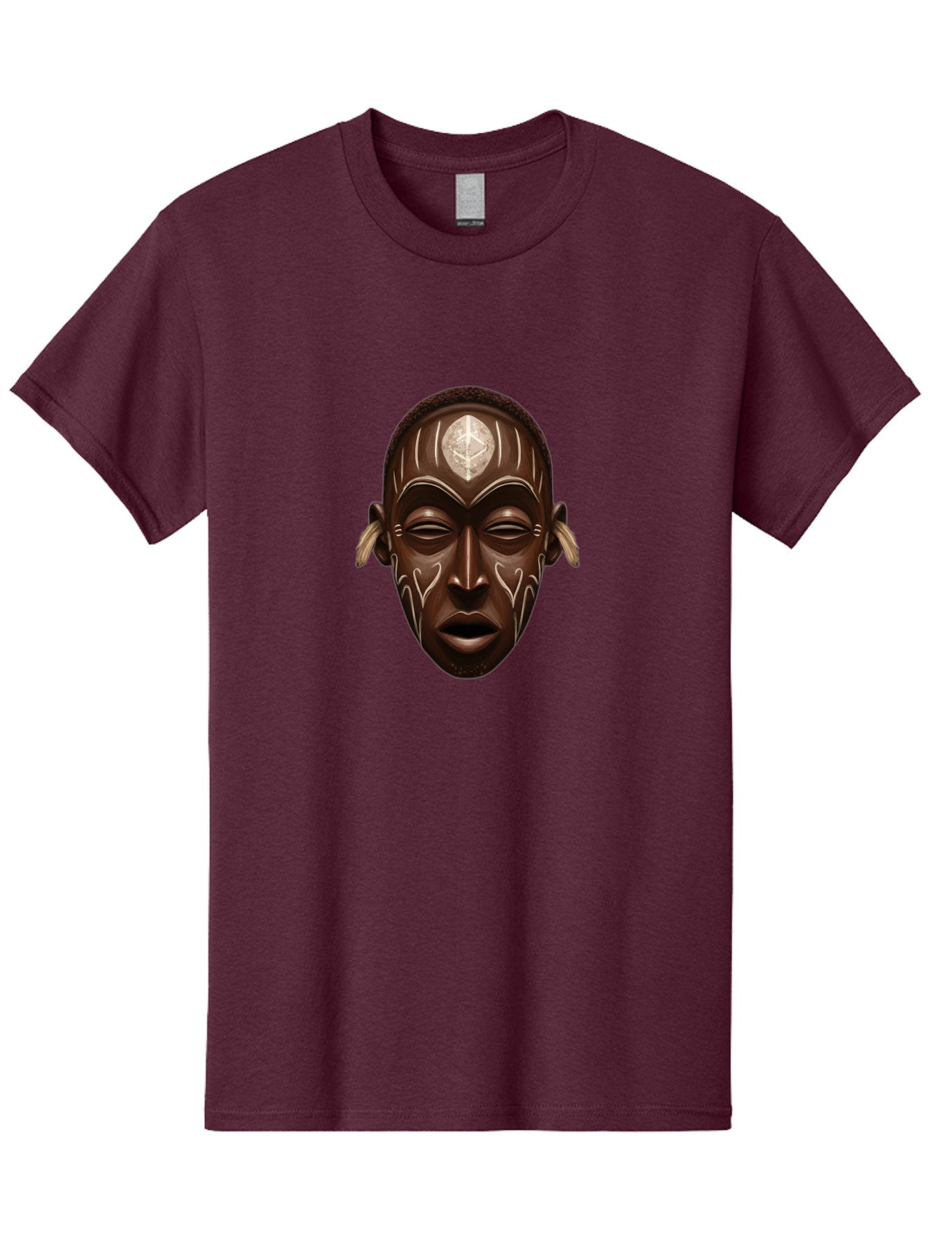 African-Mask-2 Men'S Graphic Tee, 100% Cotton, Comfortable Casual Summer Wear, Machine Washable, Vintage Camera, Old Camera, Antique Camera, Black Camera, Classic Photography, Photography Equipment, Nostalgic Device, Film Camera, Camera Art Bal660