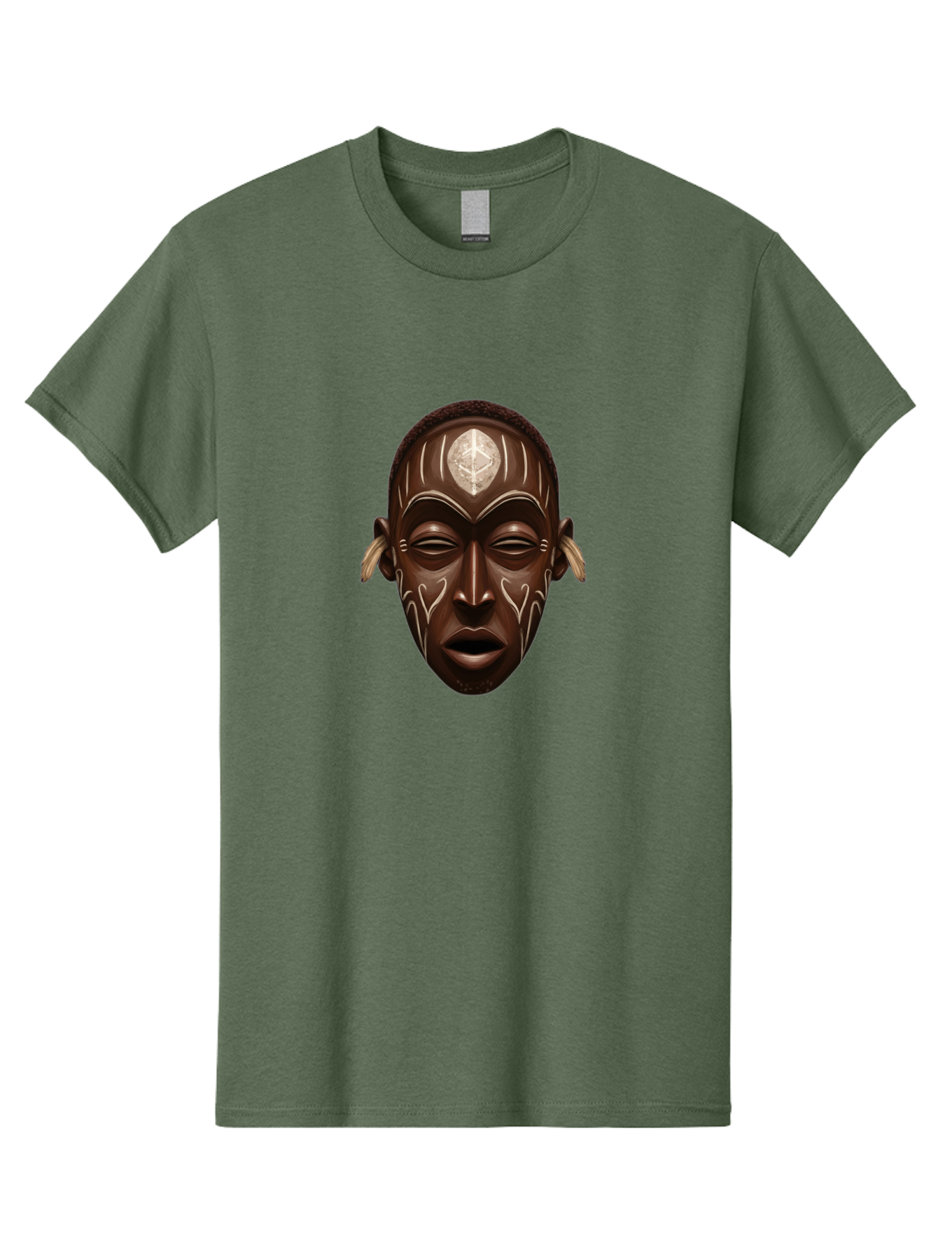 African-Mask-2 Men'S Graphic Tee, 100% Cotton, Comfortable Casual Summer Wear, Machine Washable, Vintage Camera, Old Camera, Antique Camera, Black Camera, Classic Photography, Photography Equipment, Nostalgic Device, Film Camera, Camera Art Bal660