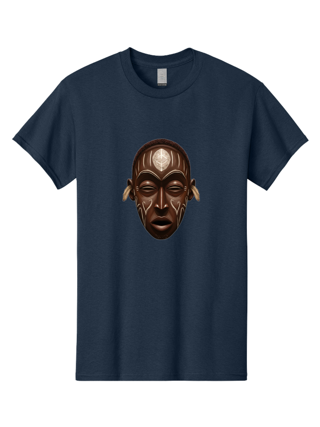 African-Mask-2 Men'S Graphic Tee, 100% Cotton, Comfortable Casual Summer Wear, Machine Washable, Vintage Camera, Old Camera, Antique Camera, Black Camera, Classic Photography, Photography Equipment, Nostalgic Device, Film Camera, Camera Art Bal660