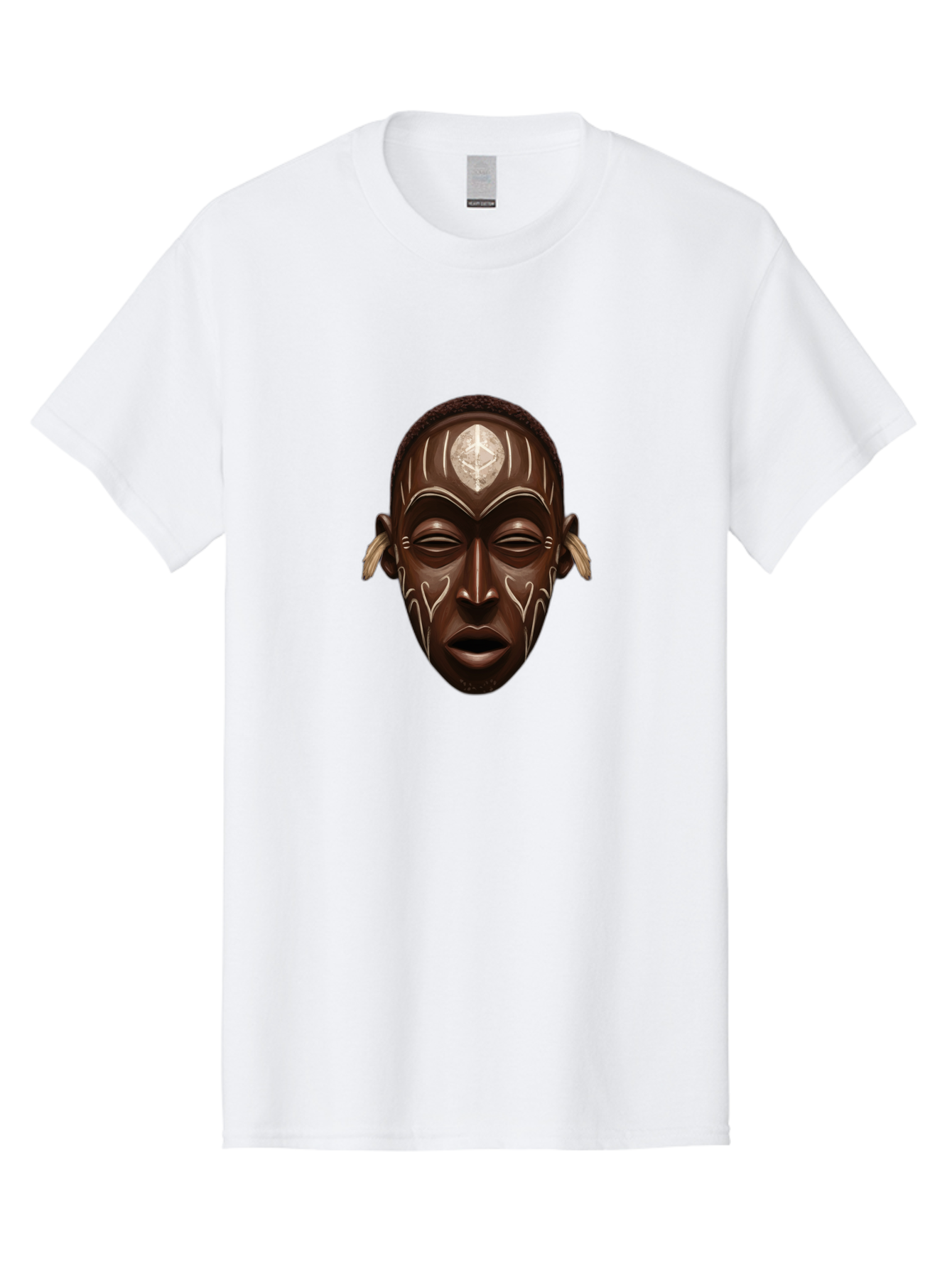 African-Mask-2 Men'S Graphic Tee, 100% Cotton, Comfortable Casual Summer Wear, Machine Washable, Vintage Camera, Old Camera, Antique Camera, Black Camera, Classic Photography, Photography Equipment, Nostalgic Device, Film Camera, Camera Art Bal660