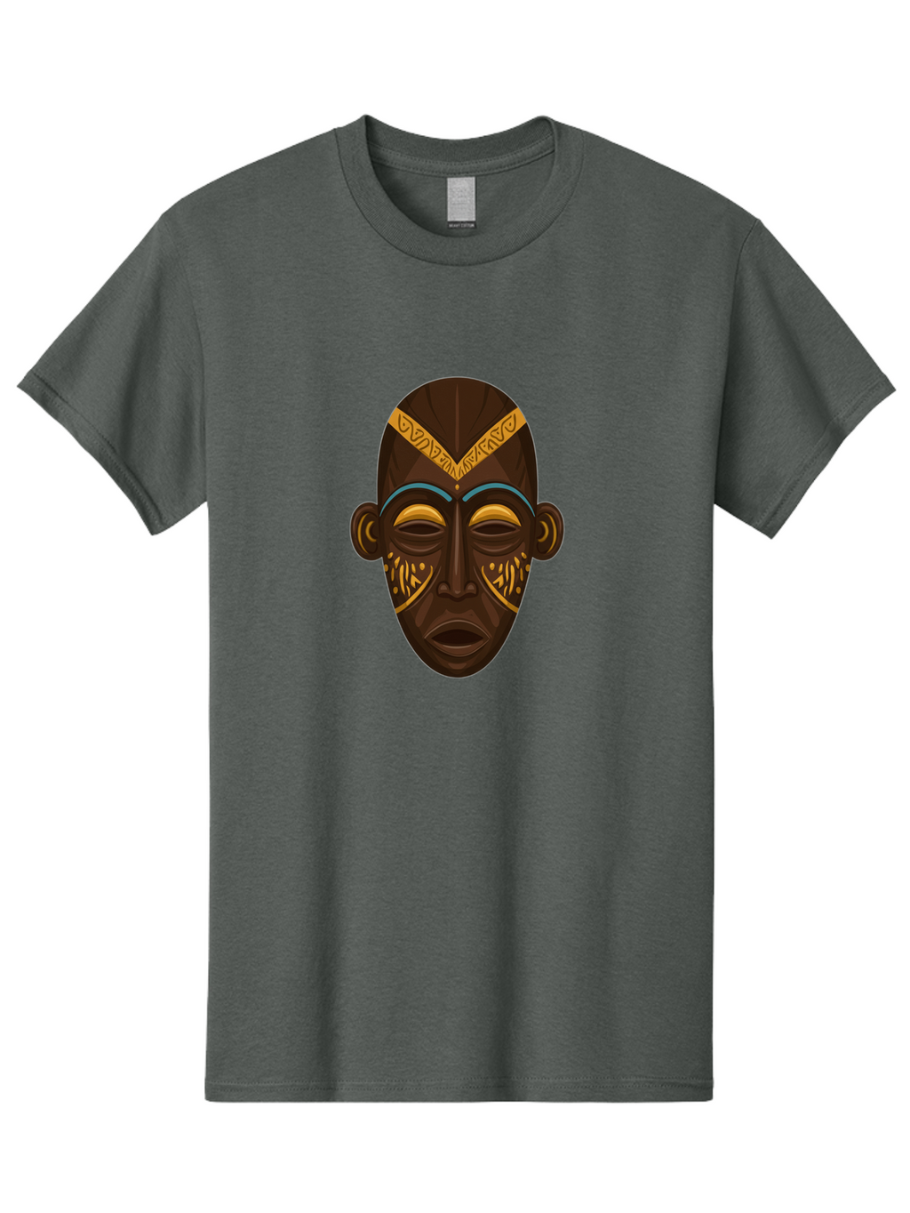 African-Mask Men'S Graphic Tee, 100% Cotton, Comfortable Casual Summer Wear, Machine Washable, Vintage Camera, Old Camera, Antique Camera, Black Camera, Classic Photography, Photography Equipment, Nostalgic Device, Film Camera, Camera Art Bal661