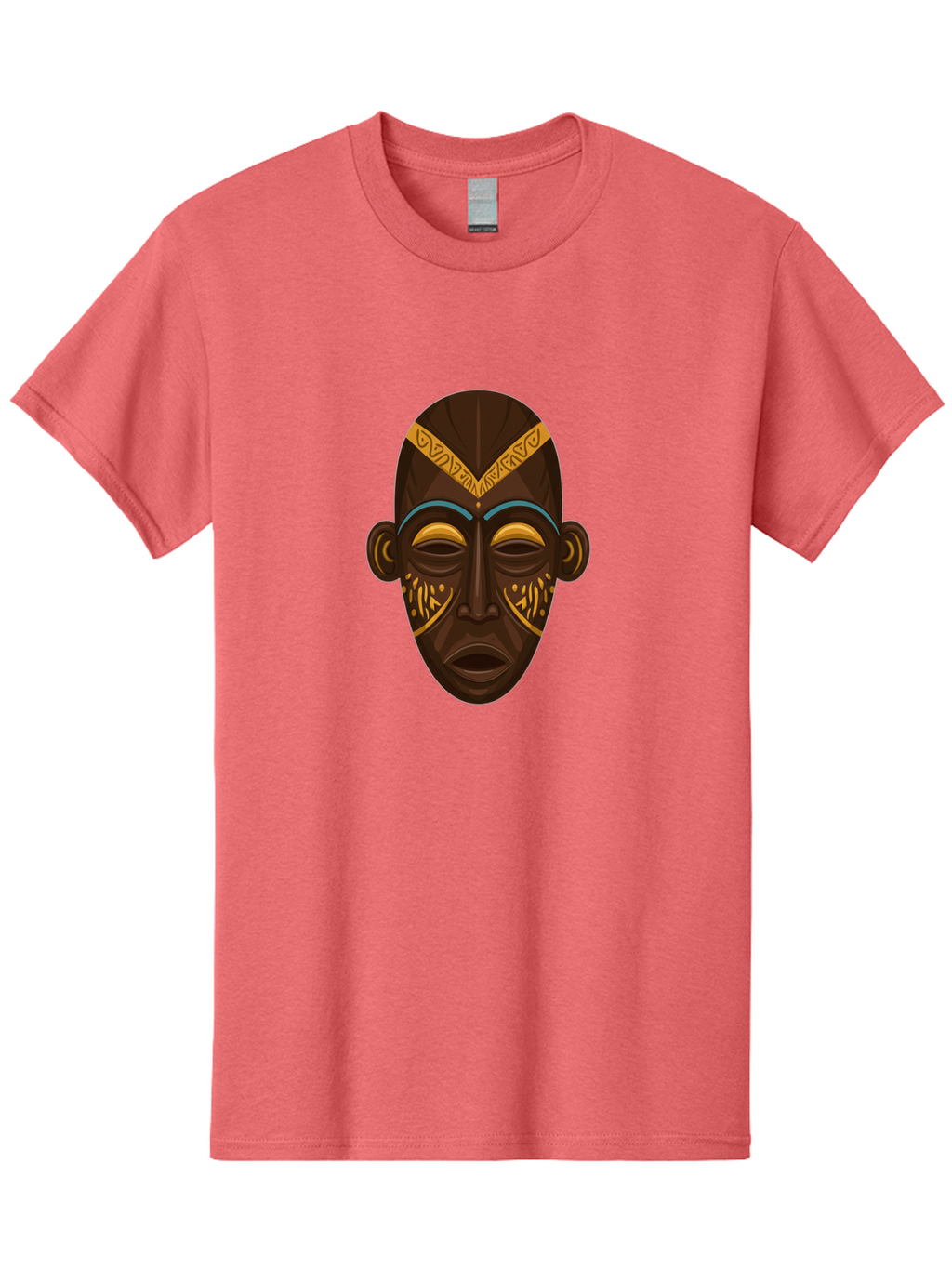African-Mask Men'S Graphic Tee, 100% Cotton, Comfortable Casual Summer Wear, Machine Washable, Vintage Camera, Old Camera, Antique Camera, Black Camera, Classic Photography, Photography Equipment, Nostalgic Device, Film Camera, Camera Art Bal661