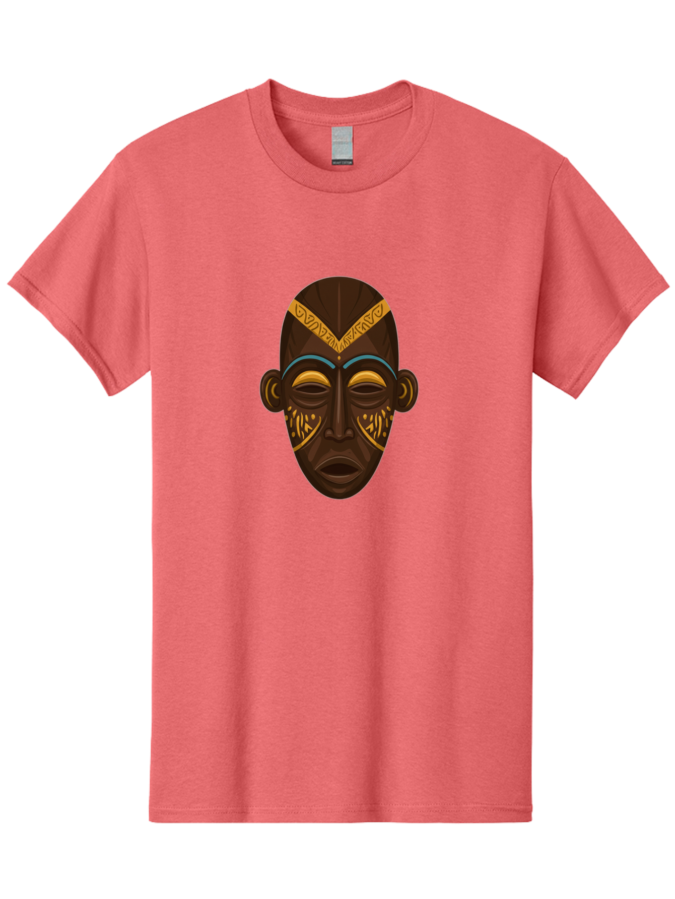 African-Mask Men'S Graphic Tee, 100% Cotton, Comfortable Casual Summer Wear, Machine Washable, Vintage Camera, Old Camera, Antique Camera, Black Camera, Classic Photography, Photography Equipment, Nostalgic Device, Film Camera, Camera Art Bal661