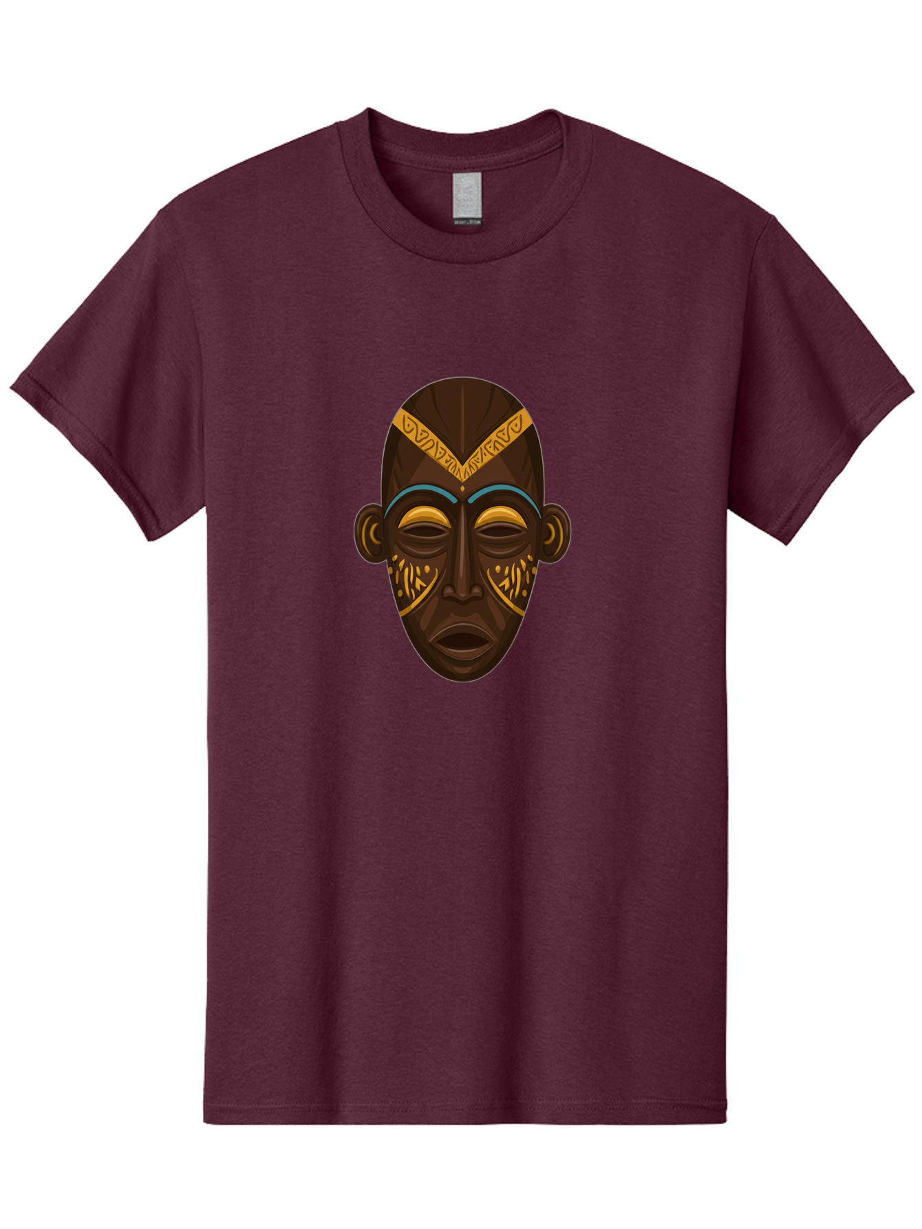 African-Mask Men'S Graphic Tee, 100% Cotton, Comfortable Casual Summer Wear, Machine Washable, Vintage Camera, Old Camera, Antique Camera, Black Camera, Classic Photography, Photography Equipment, Nostalgic Device, Film Camera, Camera Art Bal661