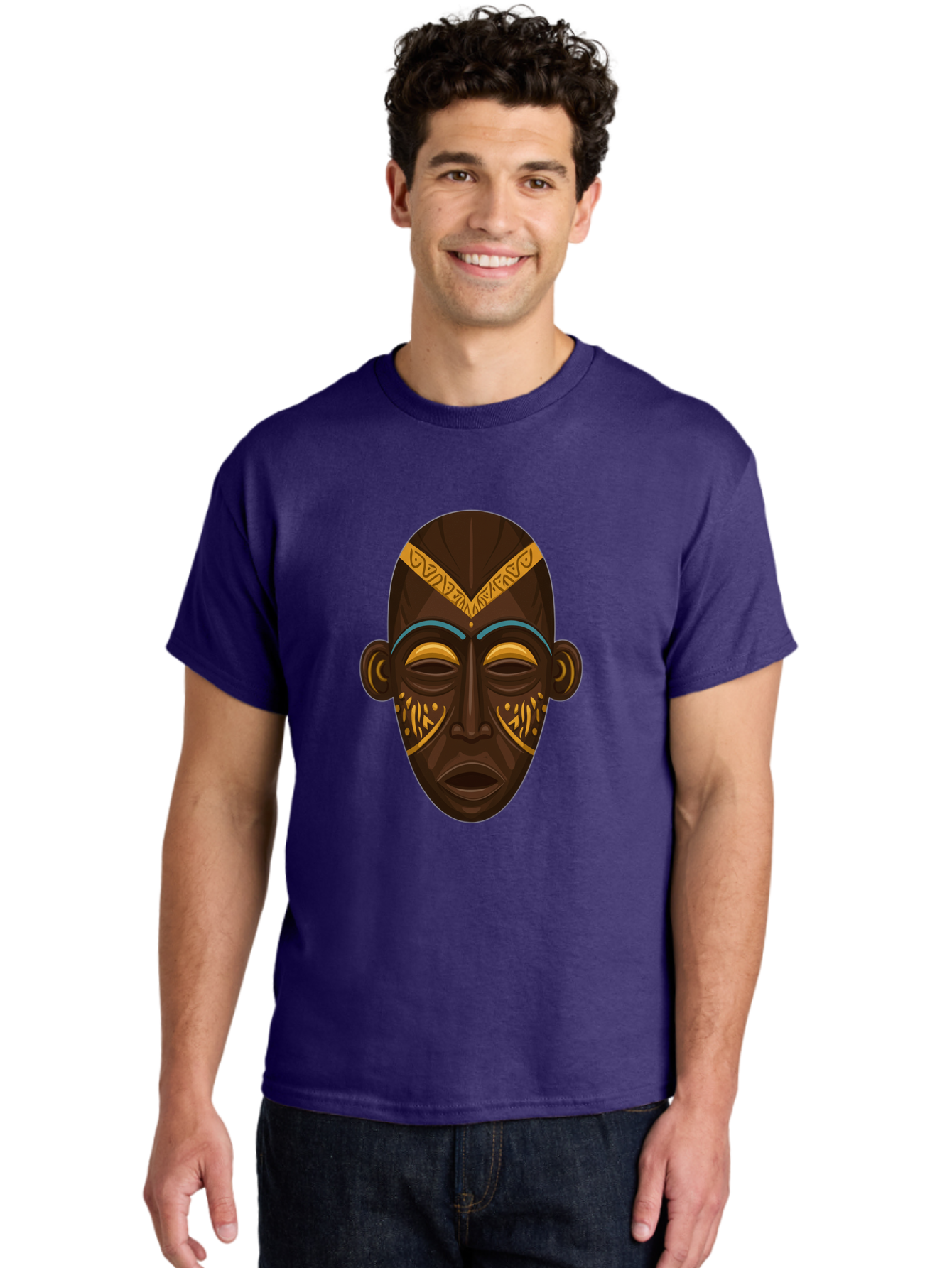 African-Mask Men'S Graphic Tee, 100% Cotton, Comfortable Casual Summer Wear, Machine Washable, Vintage Camera, Old Camera, Antique Camera, Black Camera, Classic Photography, Photography Equipment, Nostalgic Device, Film Camera, Camera Art Bal661