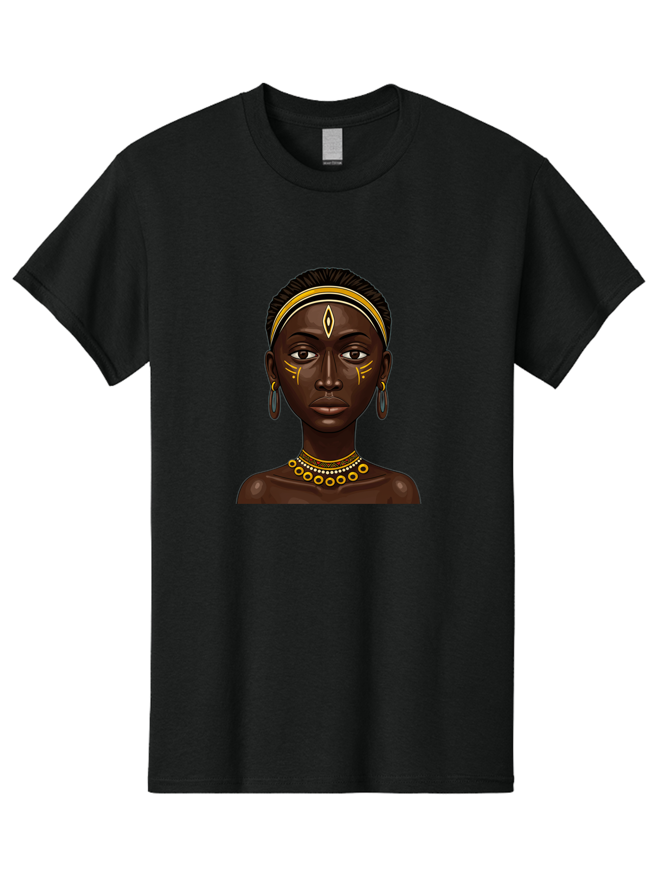 African-Queen-1 Men'S Graphic Tee, 100% Cotton, Comfortable Casual Summer Wear, Machine Washable, Vintage Camera, Old Camera, Antique Camera, Black Camera, Classic Photography, Photography Equipment, Nostalgic Device, Film Camera, Camera Art Bal662