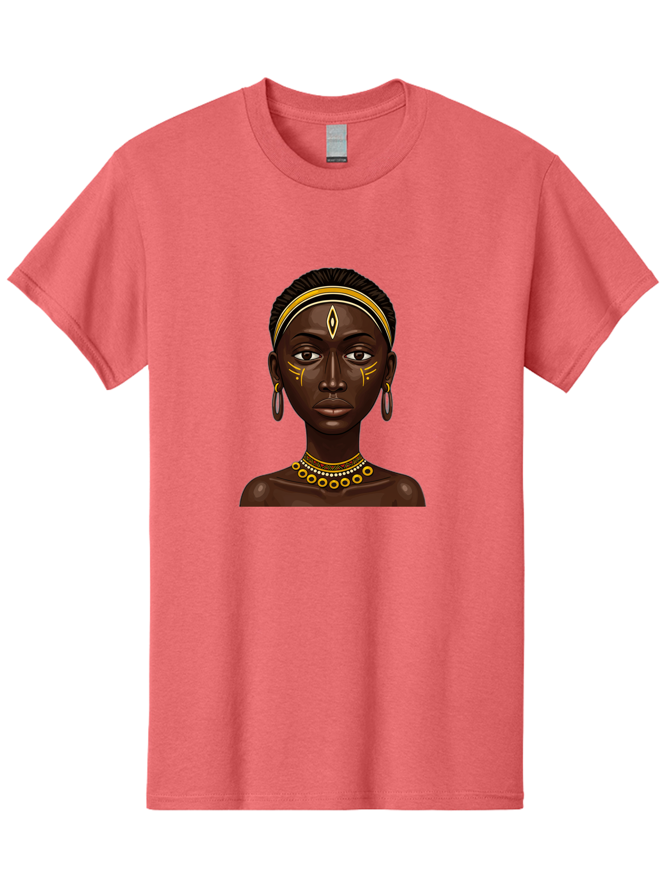 African-Queen-1 Men'S Graphic Tee, 100% Cotton, Comfortable Casual Summer Wear, Machine Washable, Vintage Camera, Old Camera, Antique Camera, Black Camera, Classic Photography, Photography Equipment, Nostalgic Device, Film Camera, Camera Art Bal662