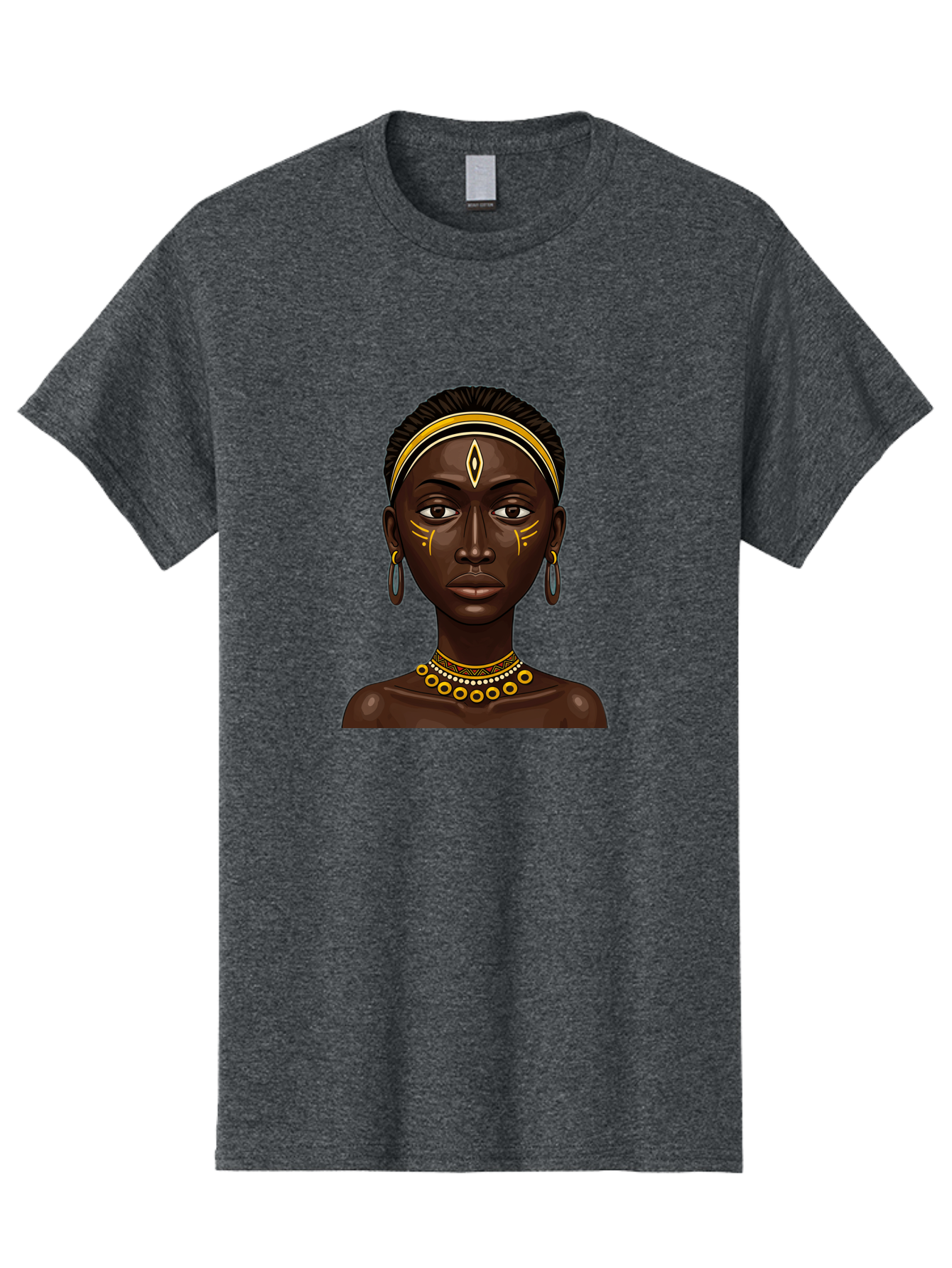 African-Queen-1 Men'S Graphic Tee, 100% Cotton, Comfortable Casual Summer Wear, Machine Washable, Vintage Camera, Old Camera, Antique Camera, Black Camera, Classic Photography, Photography Equipment, Nostalgic Device, Film Camera, Camera Art Bal662