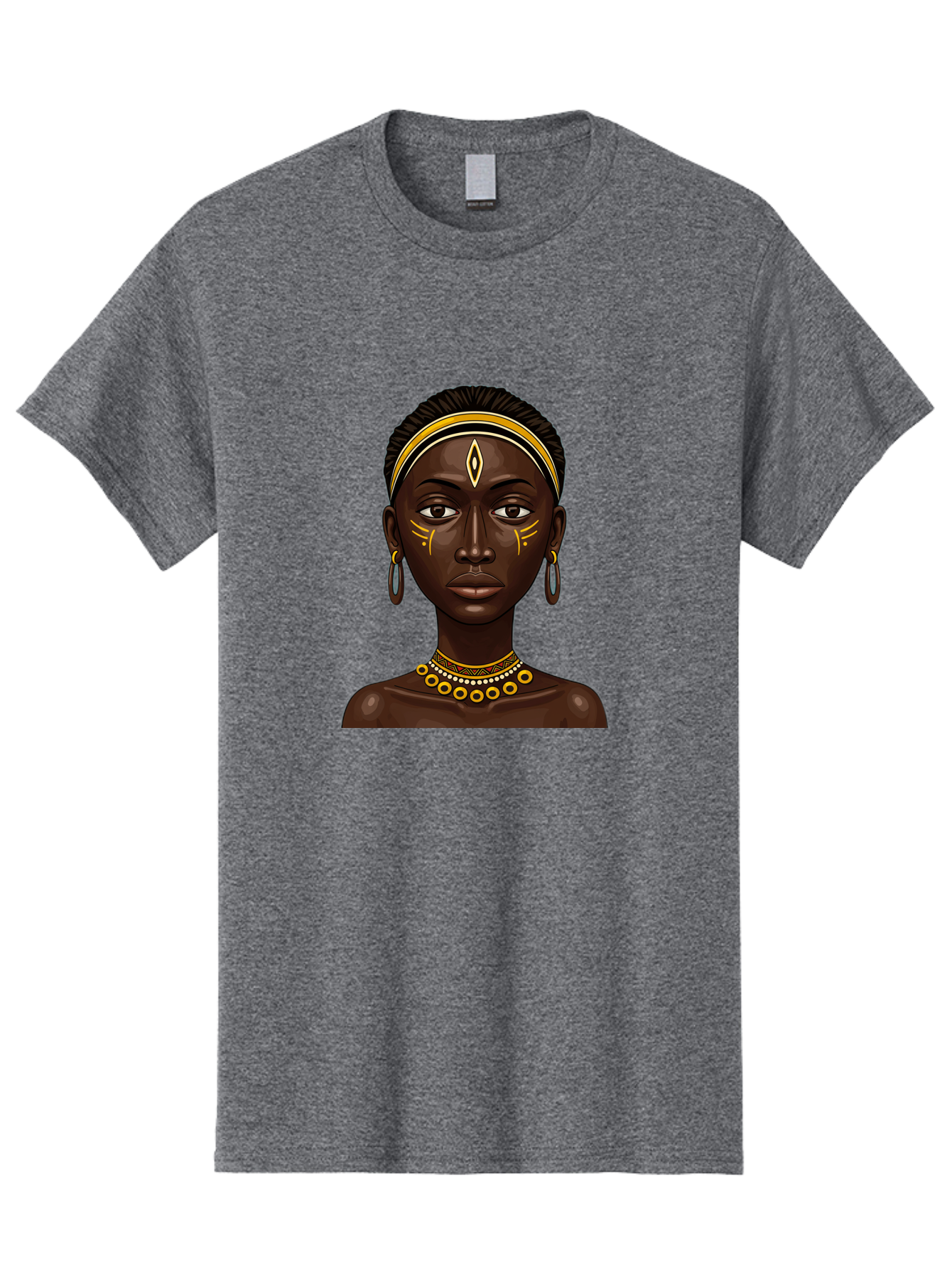 African-Queen-1 Men'S Graphic Tee, 100% Cotton, Comfortable Casual Summer Wear, Machine Washable, Vintage Camera, Old Camera, Antique Camera, Black Camera, Classic Photography, Photography Equipment, Nostalgic Device, Film Camera, Camera Art Bal662