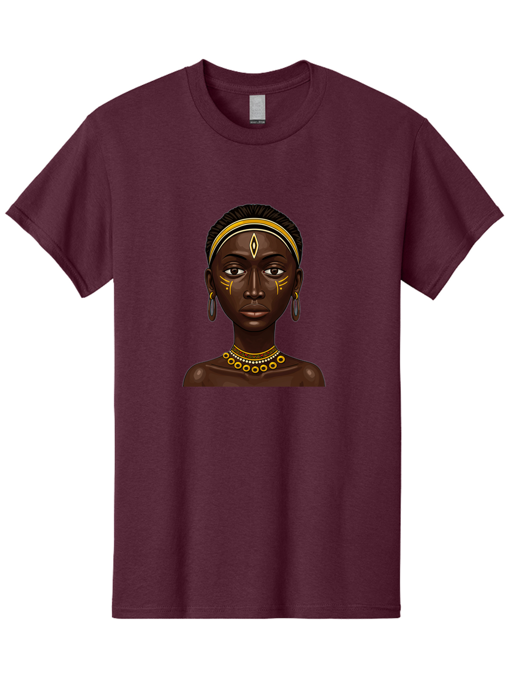 African-Queen-1 Men'S Graphic Tee, 100% Cotton, Comfortable Casual Summer Wear, Machine Washable, Vintage Camera, Old Camera, Antique Camera, Black Camera, Classic Photography, Photography Equipment, Nostalgic Device, Film Camera, Camera Art Bal662