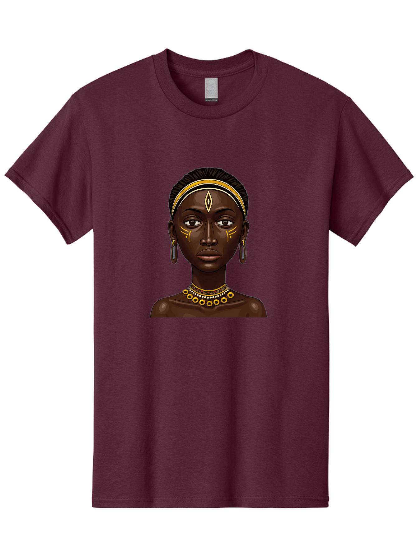 African-Queen-1 Men'S Graphic Tee, 100% Cotton, Comfortable Casual Summer Wear, Machine Washable, Vintage Camera, Old Camera, Antique Camera, Black Camera, Classic Photography, Photography Equipment, Nostalgic Device, Film Camera, Camera Art Bal662