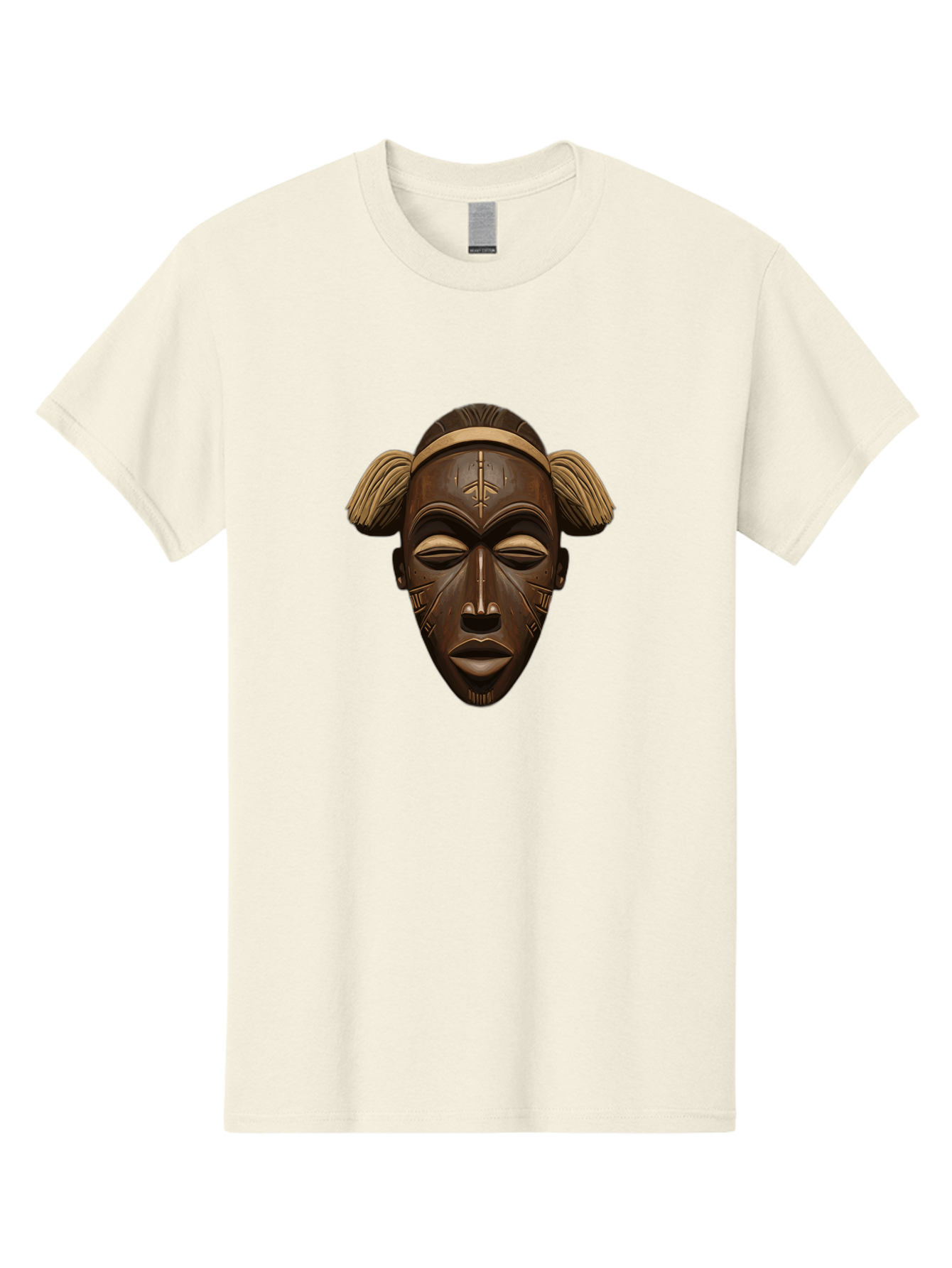 African-Tribal-Mask Men'S Graphic Tee, 100% Cotton, Comfortable Casual Summer Wear, Machine Washable, Vintage Camera, Old Camera, Antique Camera, Black Camera, Classic Photography, Photography Equipment, Nostalgic Device, Film Camera, Bal664