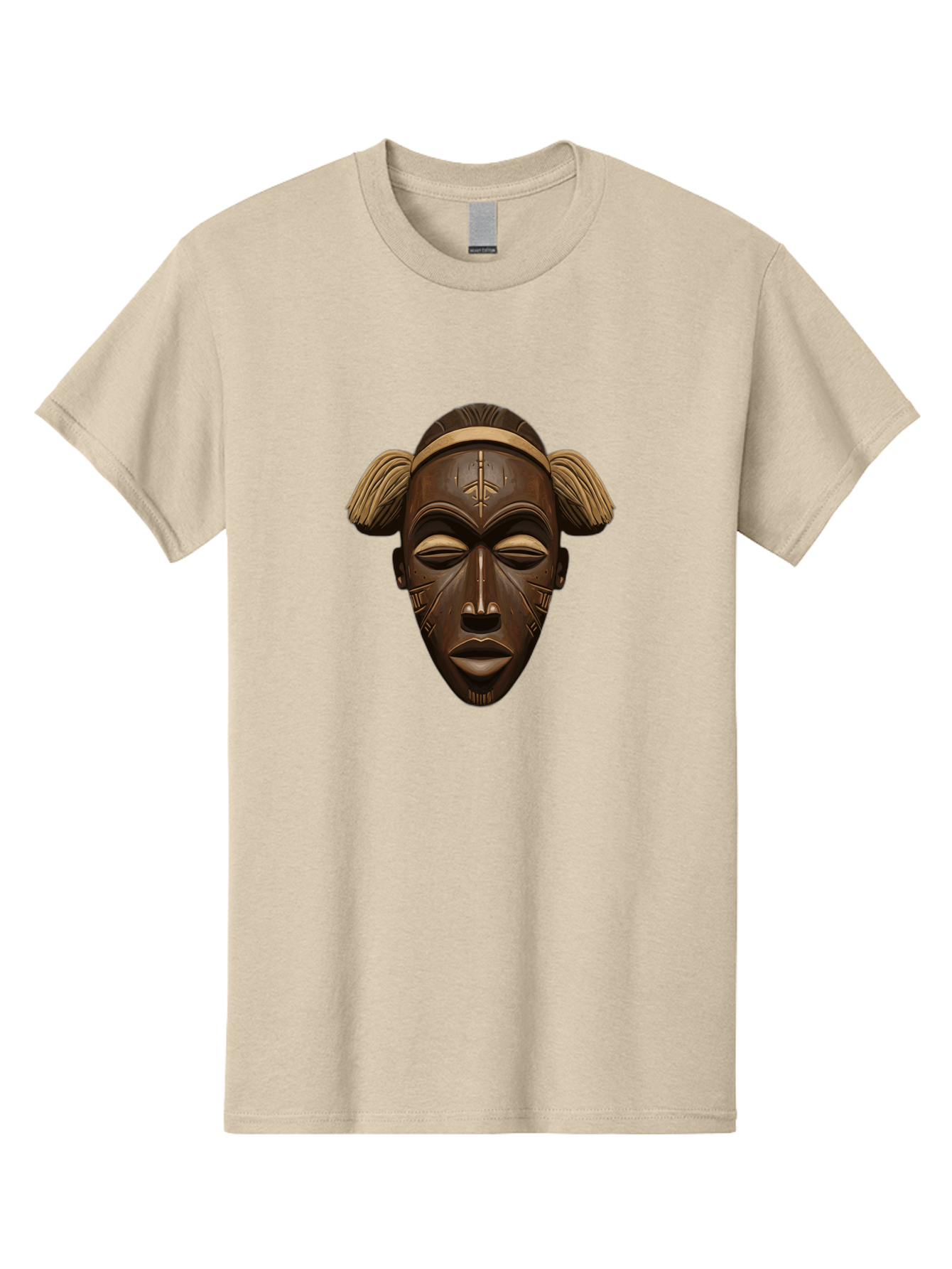 African-Tribal-Mask Men'S Graphic Tee, 100% Cotton, Comfortable Casual Summer Wear, Machine Washable, Vintage Camera, Old Camera, Antique Camera, Black Camera, Classic Photography, Photography Equipment, Nostalgic Device, Film Camera, Bal664
