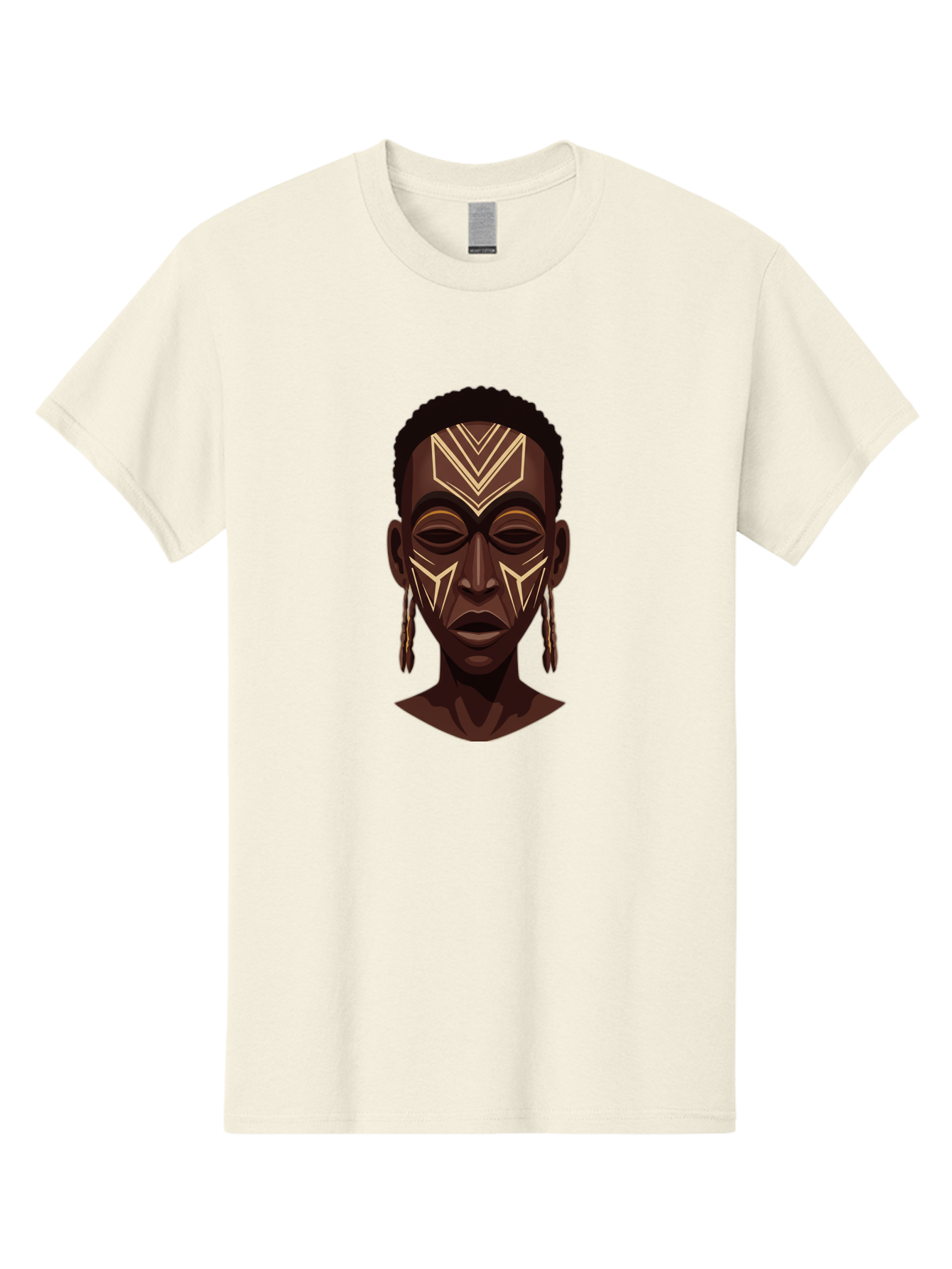 African-Tribal-Portrait Men'S Graphic Tee, 100% Cotton, Comfortable Casual Summer Wear, Machine Washable, Vintage Camera, Old Camera, Antique Camera, Black Camera, Classic Photography, Photography Equipment, Nostalgic Device, Film Camera, Bal665