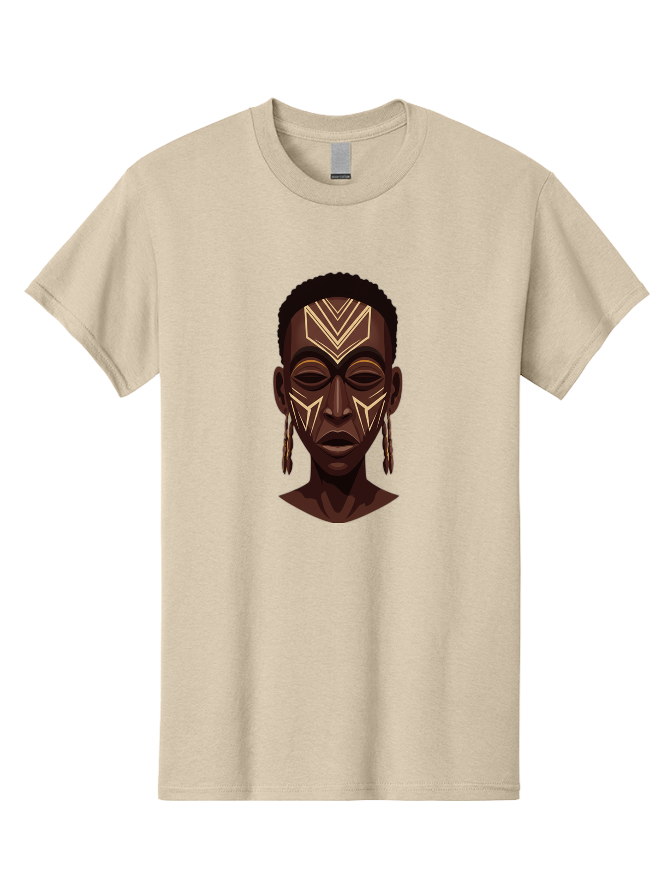 African-Tribal-Portrait Men'S Graphic Tee, 100% Cotton, Comfortable Casual Summer Wear, Machine Washable, Vintage Camera, Old Camera, Antique Camera, Black Camera, Classic Photography, Photography Equipment, Nostalgic Device, Film Camera, Bal665