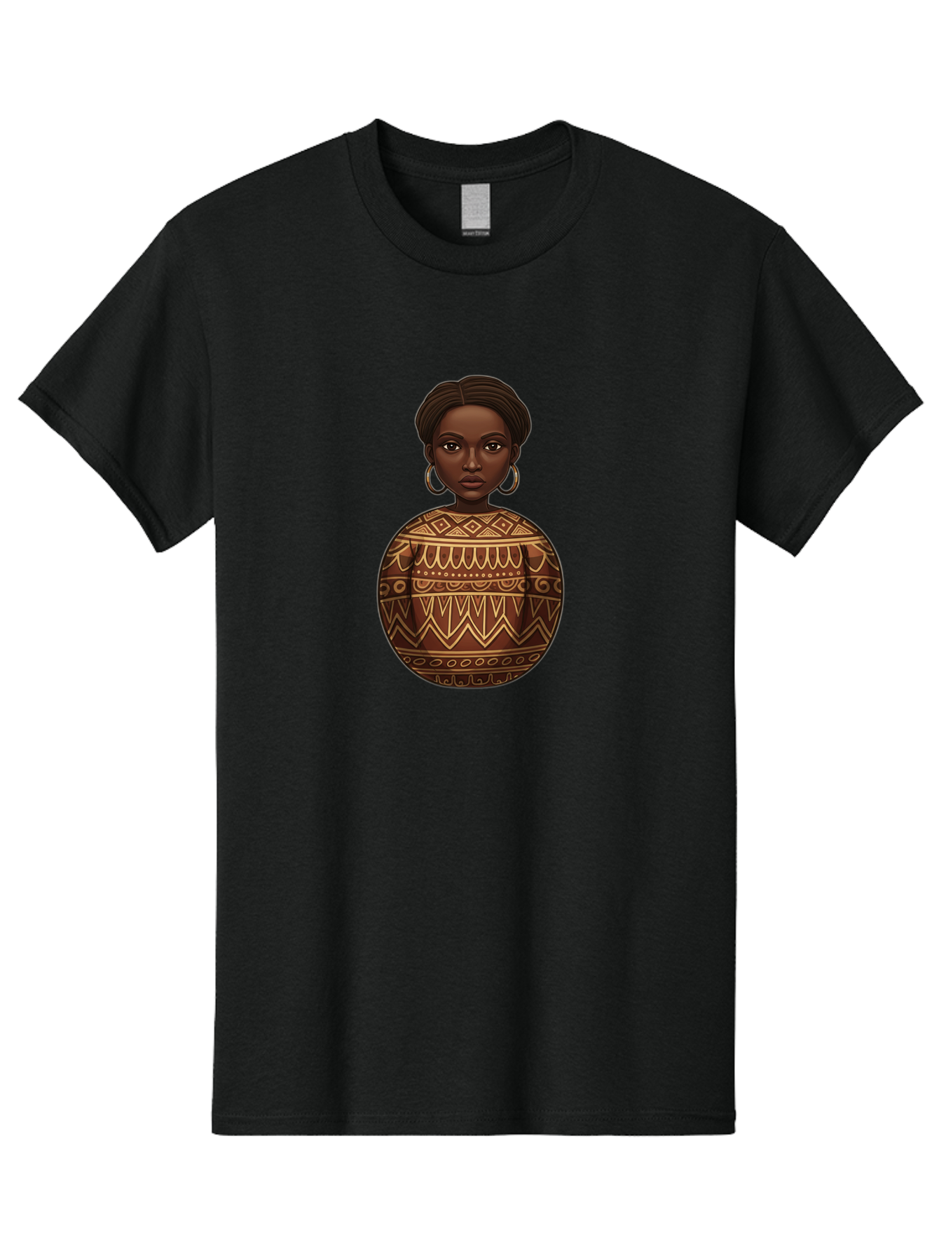 African-Woman-1 Men'S Graphic Tee, 100% Cotton, Comfortable Casual Summer Wear, Machine Washable, Vintage Camera, Old Camera, Antique Camera, Black Camera, Classic Photography, Photography Equipment, Nostalgic Device, Film Camera, Camera Art Bal666