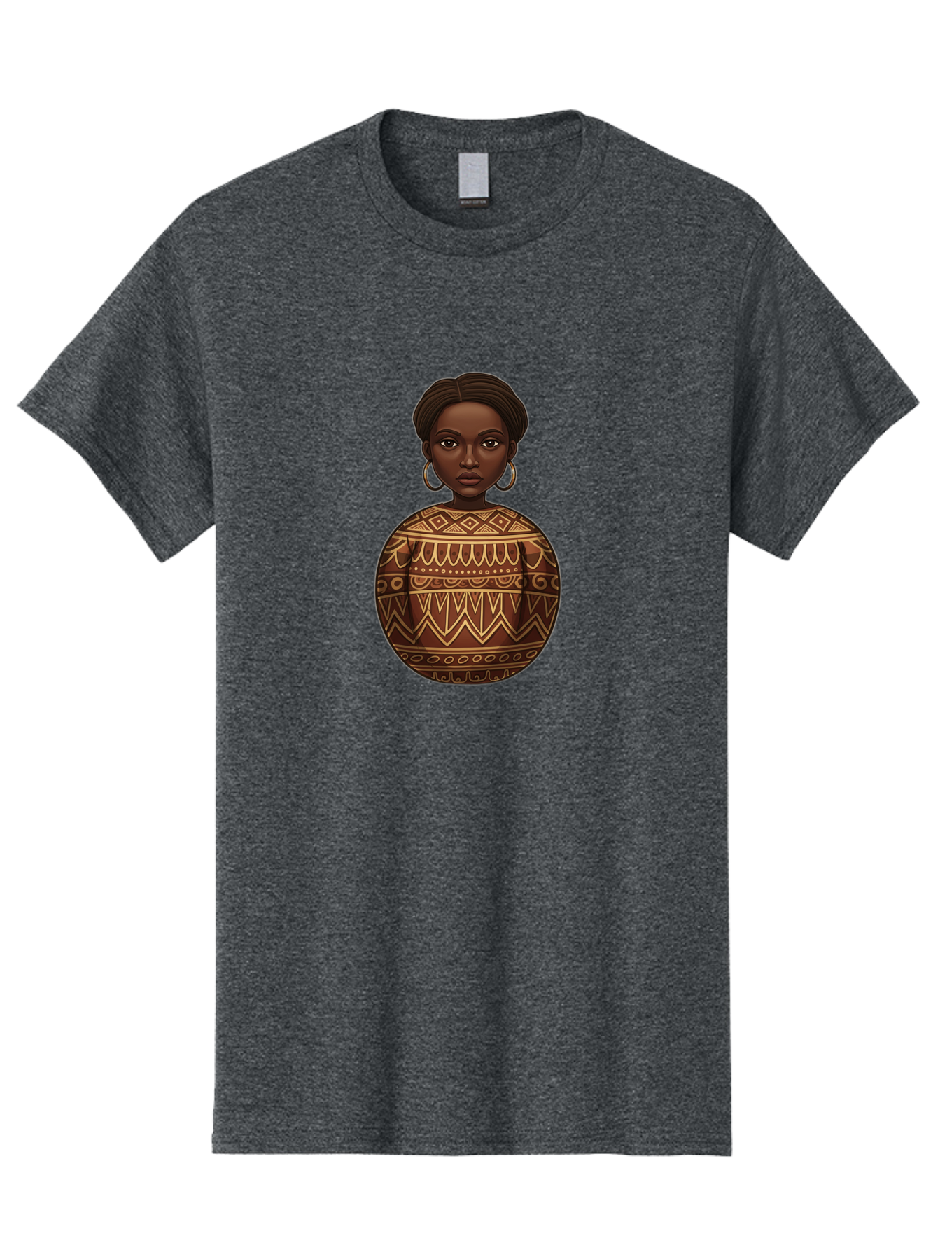 African-Woman-1 Men'S Graphic Tee, 100% Cotton, Comfortable Casual Summer Wear, Machine Washable, Vintage Camera, Old Camera, Antique Camera, Black Camera, Classic Photography, Photography Equipment, Nostalgic Device, Film Camera, Camera Art Bal666