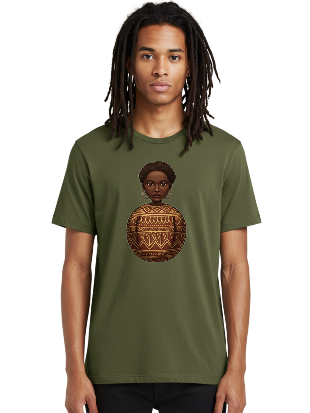 African-Woman-1 Men'S Graphic Tee, 100% Cotton, Comfortable Casual Summer Wear, Machine Washable, Vintage Camera, Old Camera, Antique Camera, Black Camera, Classic Photography, Photography Equipment, Nostalgic Device, Film Camera, Camera Art Bal666