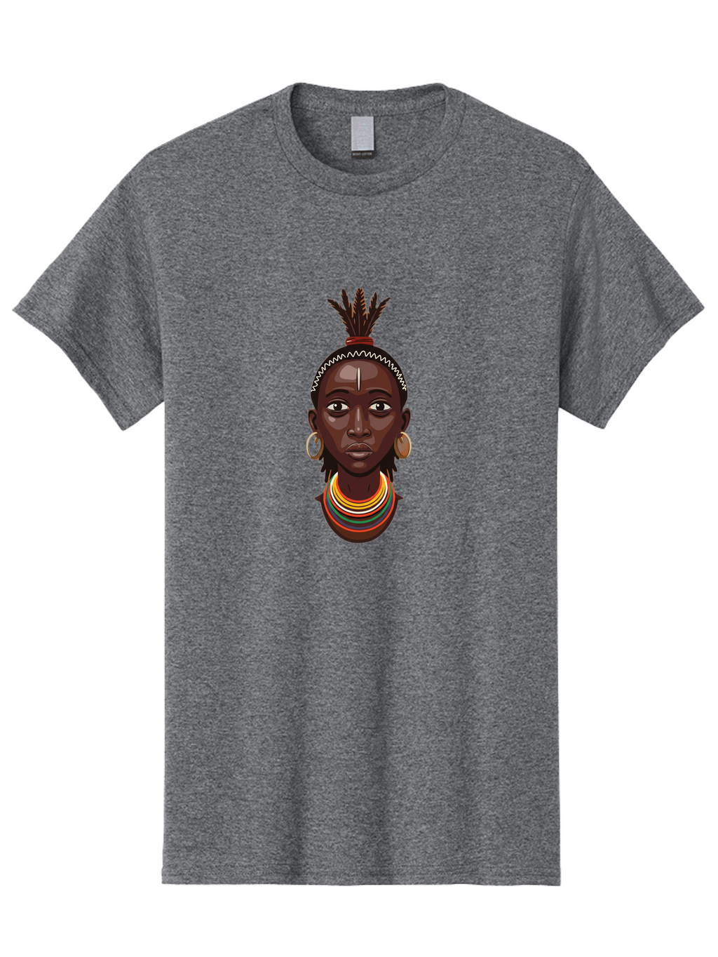 African-Woman-Portrait Men'S Graphic Tee, 100% Cotton, Comfortable Casual Summer Wear, Machine Washable, Vintage Camera, Old Camera, Antique Camera, Black Camera, Classic Photography, Photography Equipment, Nostalgic Device, Film Camera, Bal667