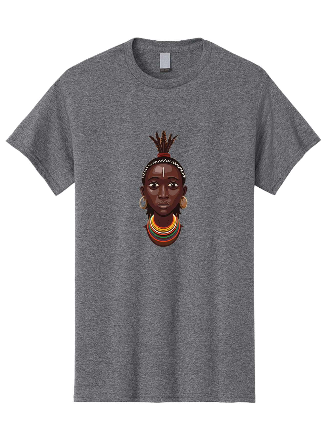 African-Woman-Portrait Men'S Graphic Tee, 100% Cotton, Comfortable Casual Summer Wear, Machine Washable, Vintage Camera, Old Camera, Antique Camera, Black Camera, Classic Photography, Photography Equipment, Nostalgic Device, Film Camera, Bal667