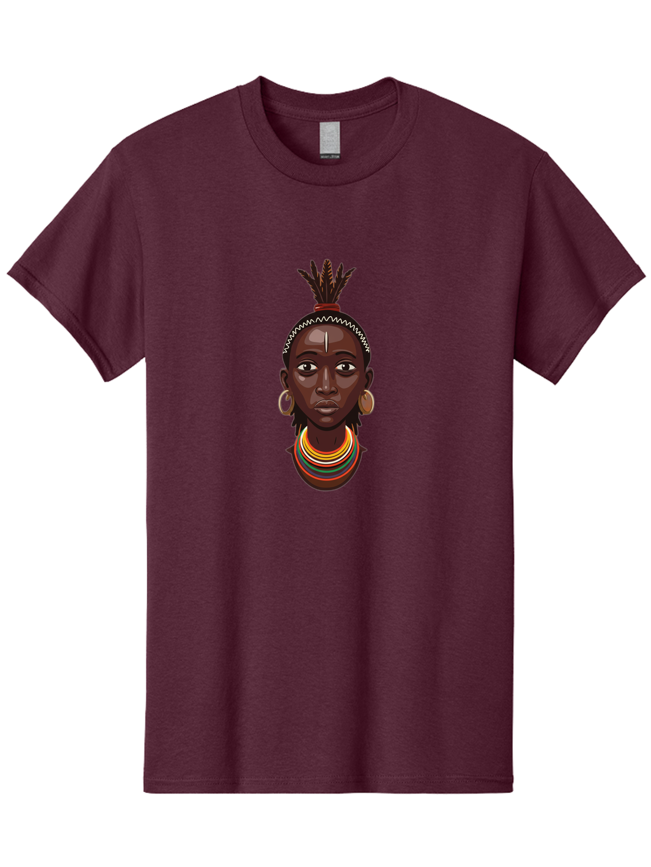 African-Woman-Portrait Men'S Graphic Tee, 100% Cotton, Comfortable Casual Summer Wear, Machine Washable, Vintage Camera, Old Camera, Antique Camera, Black Camera, Classic Photography, Photography Equipment, Nostalgic Device, Film Camera, Bal667