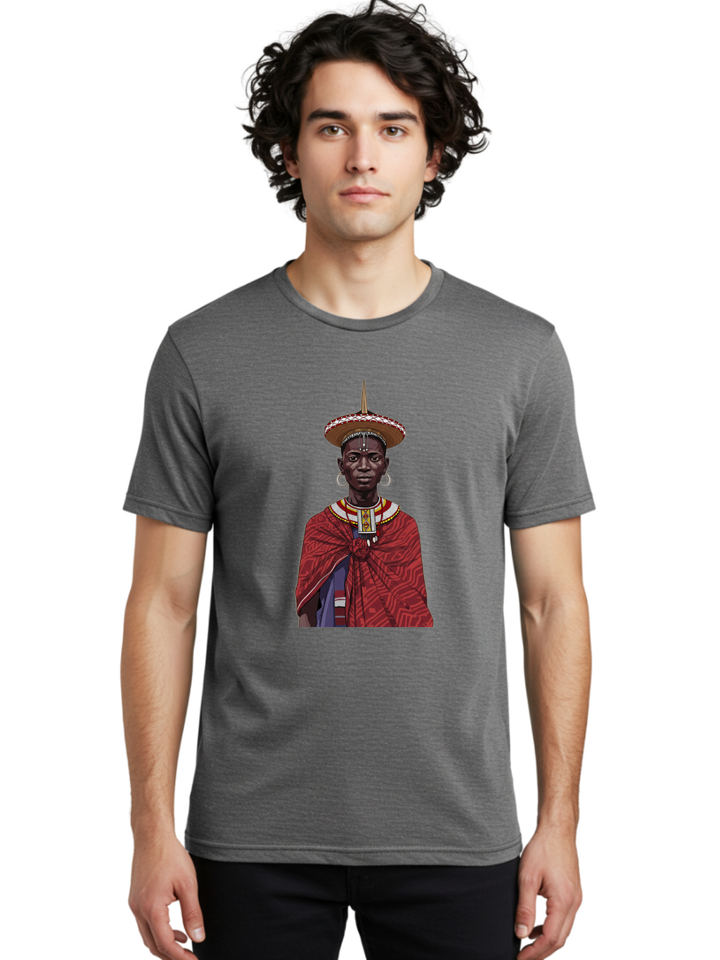 African-Woman Men'S Graphic Tee, 100% Cotton, Comfortable Casual Summer Wear, Machine Washable, Vintage Camera, Old Camera, Antique Camera, Black Camera, Classic Photography, Photography Equipment, Nostalgic Device, Film Camera, Camera Art Bal668