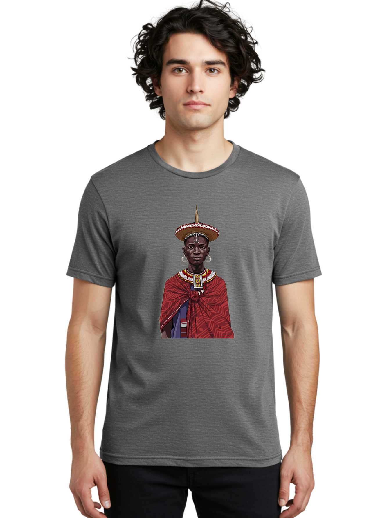 African-Woman Men'S Graphic Tee, 100% Cotton, Comfortable Casual Summer Wear, Machine Washable, Vintage Camera, Old Camera, Antique Camera, Black Camera, Classic Photography, Photography Equipment, Nostalgic Device, Film Camera, Camera Art Bal668